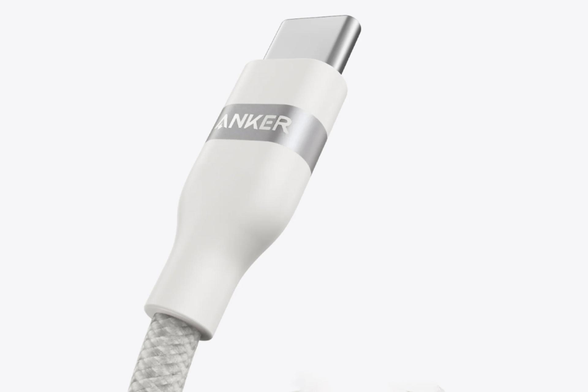 کابل شارژ USB انکر Type-C به Type-C مدل A82E2 با طول 0.9 متر