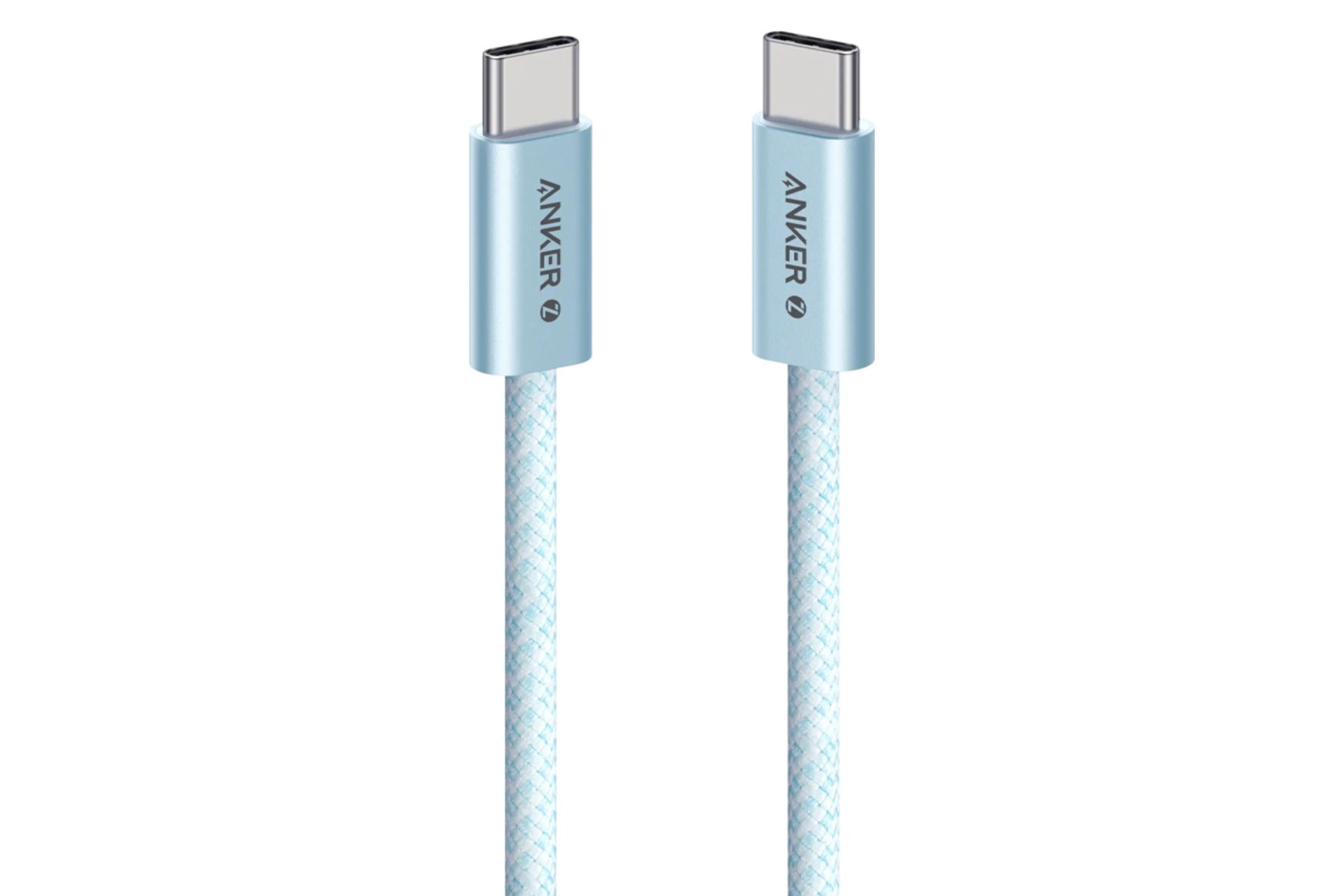 کابل شارژ USB انکر Type-C به Type-C مدل Zolo A8060 با طول 0.9 متر رنگ آبی