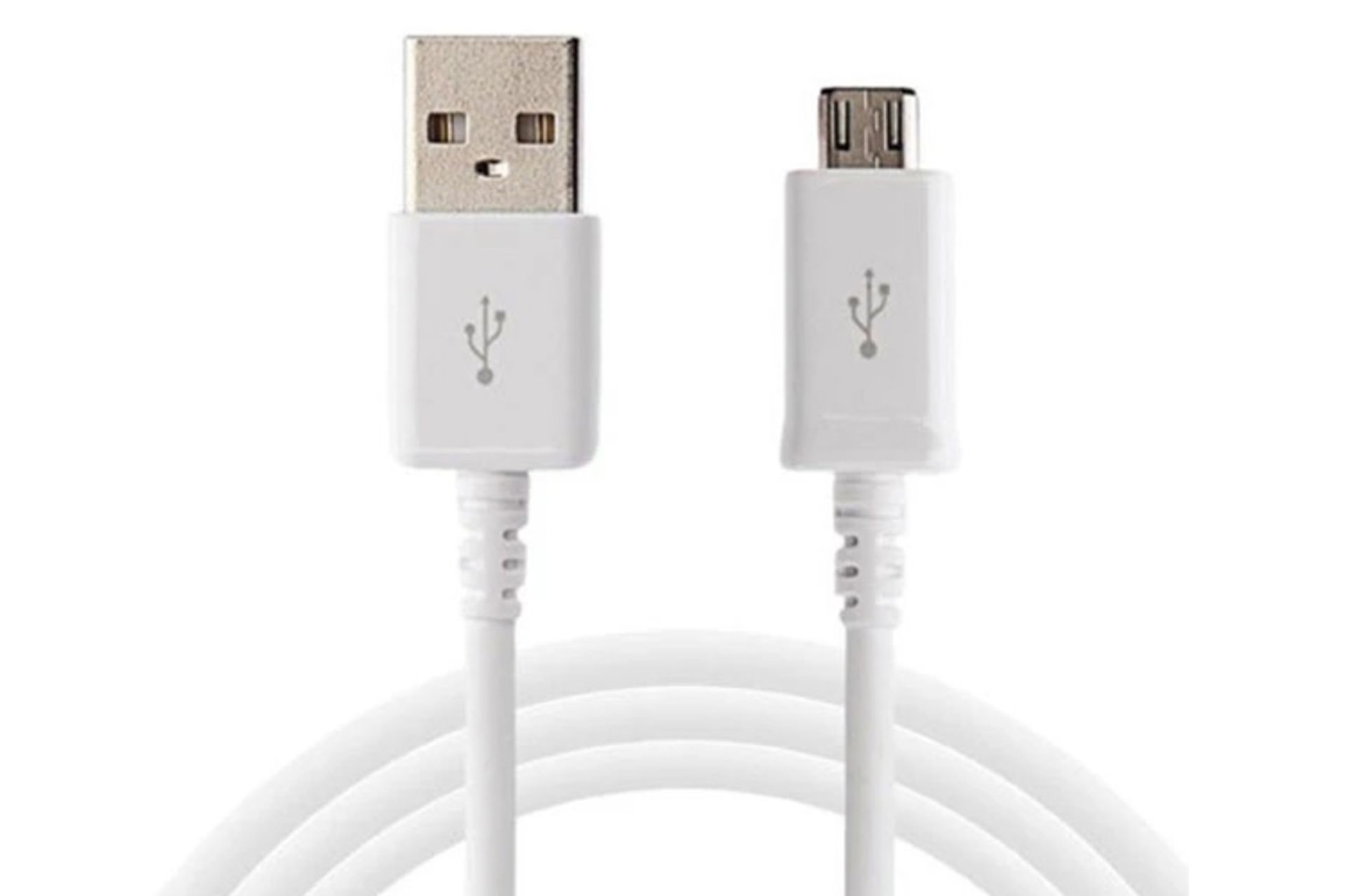 کابل شارژ USB سامسونگ Type-A به Micro-USB مدل ECB-DU68WE با طول 0.8 متر رنگ سفید
