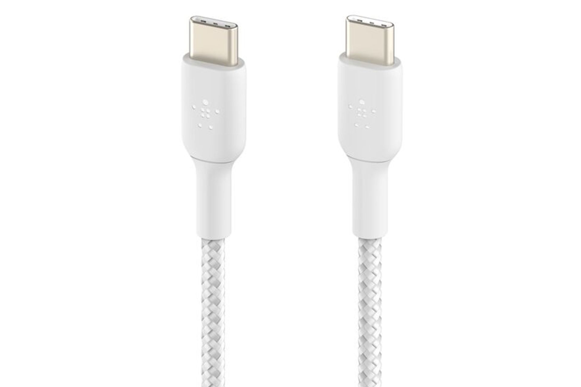 کابل شارژ USB بلکین Type-C به Type-C مدل CAB004bt2MBK با طول 2 متر رنگ سفید