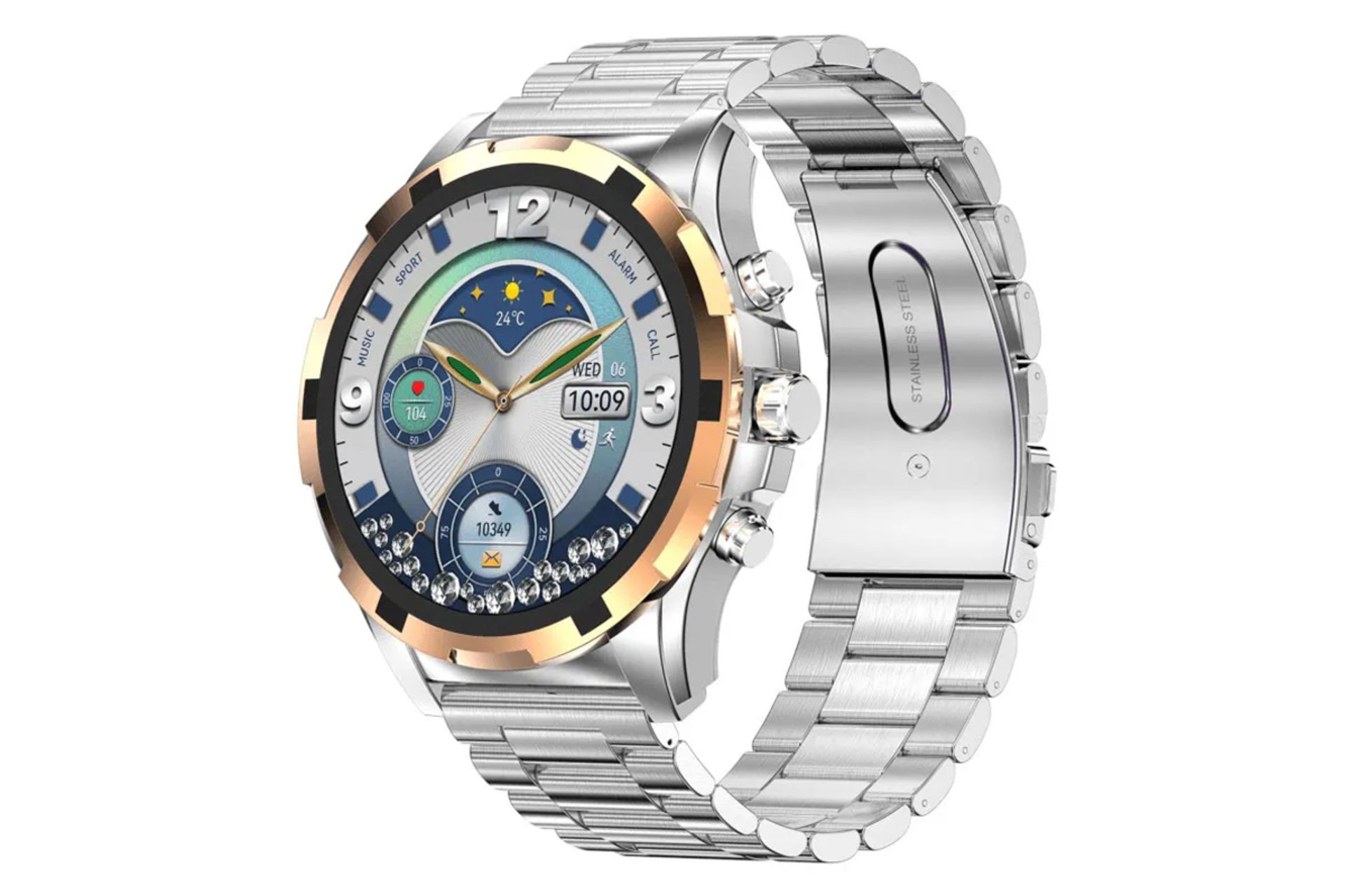 ساعت هوشمند والدوس VS43 PRO  رنگ نقره ای