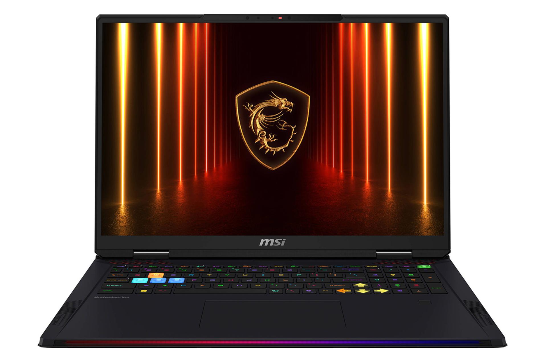 لپ تاپ ام اس آی MSI Raider 18 HX AI A2XW نمای جلو