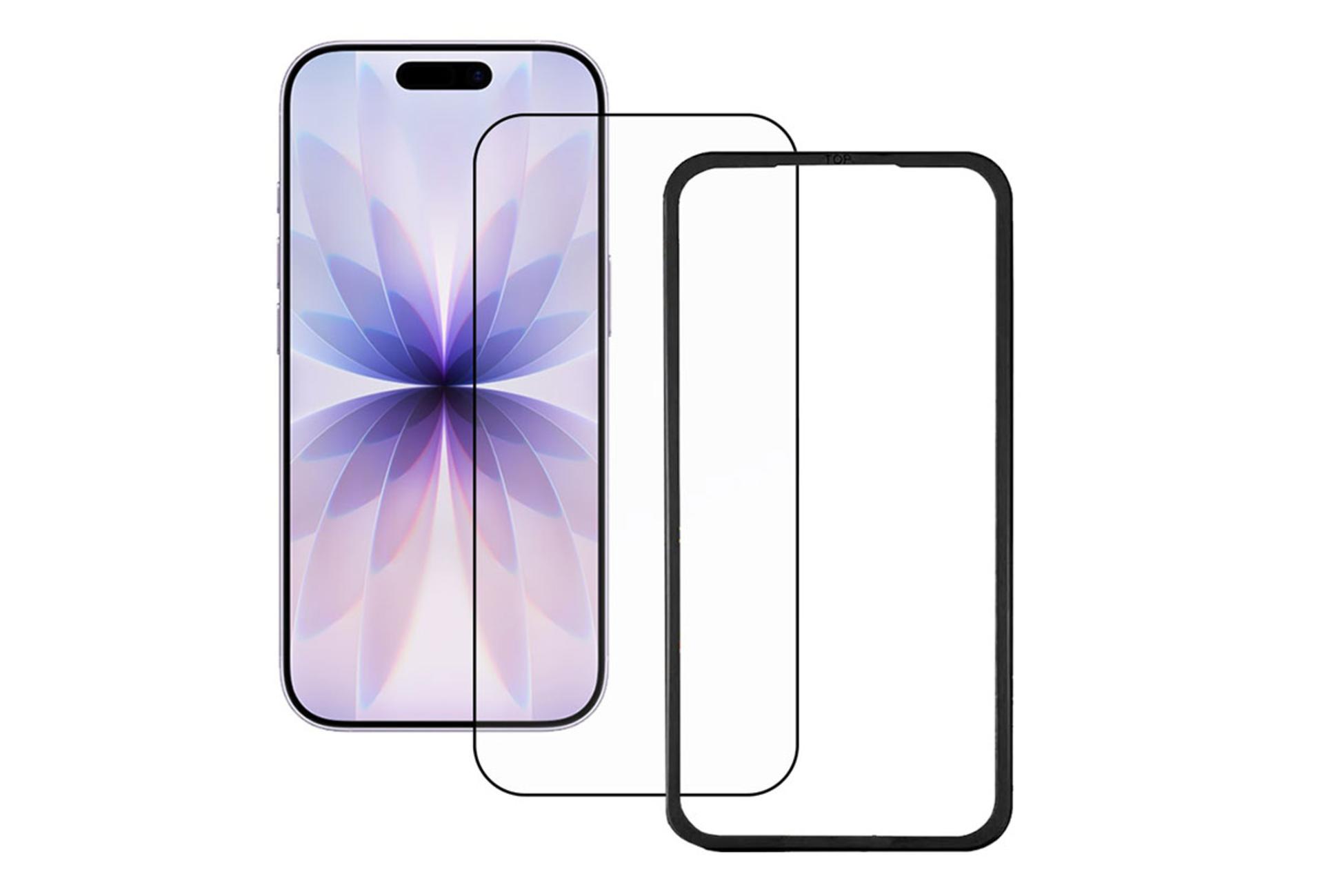 گلس گوشی آیفون ۱۷ مدل فورس اچ دی