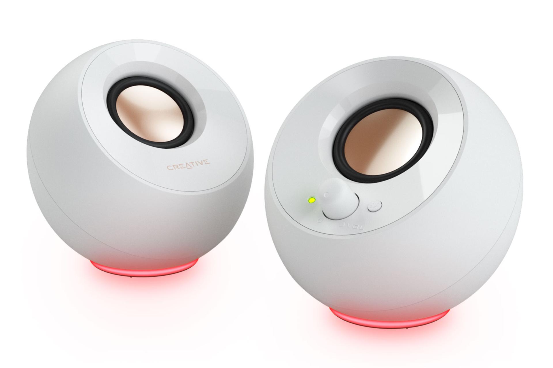 بلندگوی کریتیو مدل Pebble SE رنگ سفید