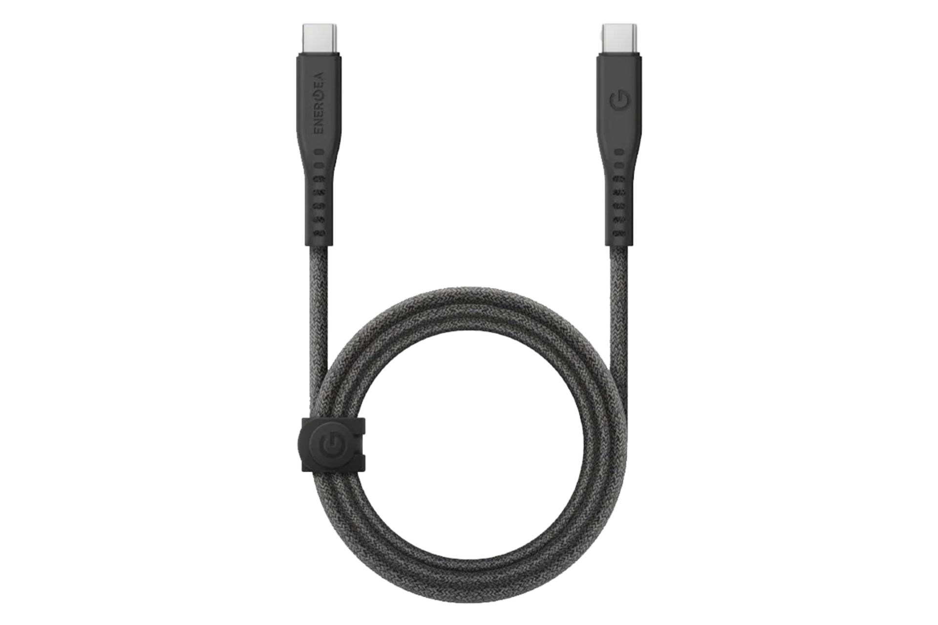 کابل شارژ USB انرجیا Type-C به Type-C مدل Flow USB3.2 Gen2 با طول 1 متر رنگ مشکی