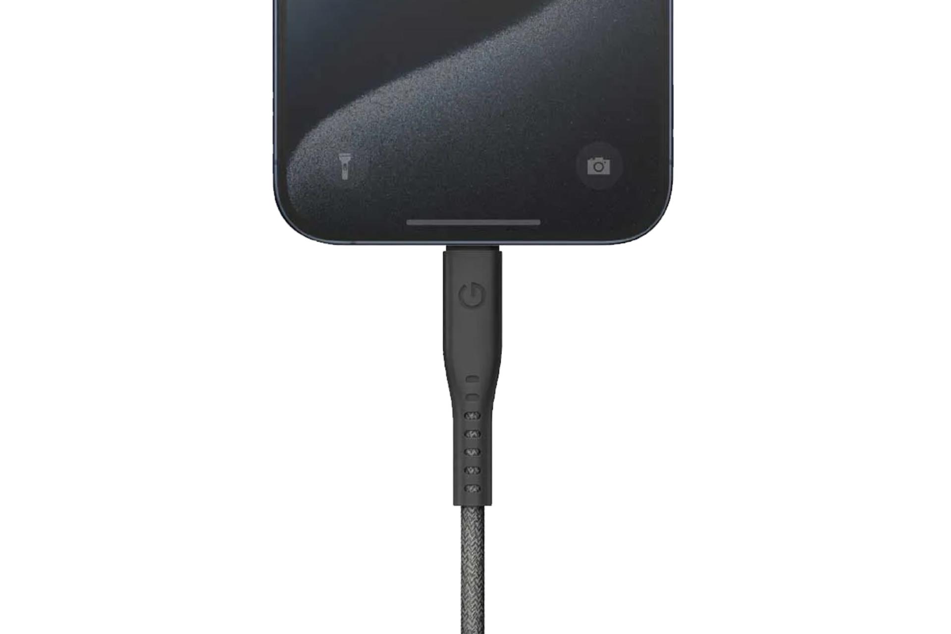 کانکتور کابل شارژ USB انرجیا Type-C به Type-C مدل Flow USB3.2 Gen2 با طول 0.30 متر