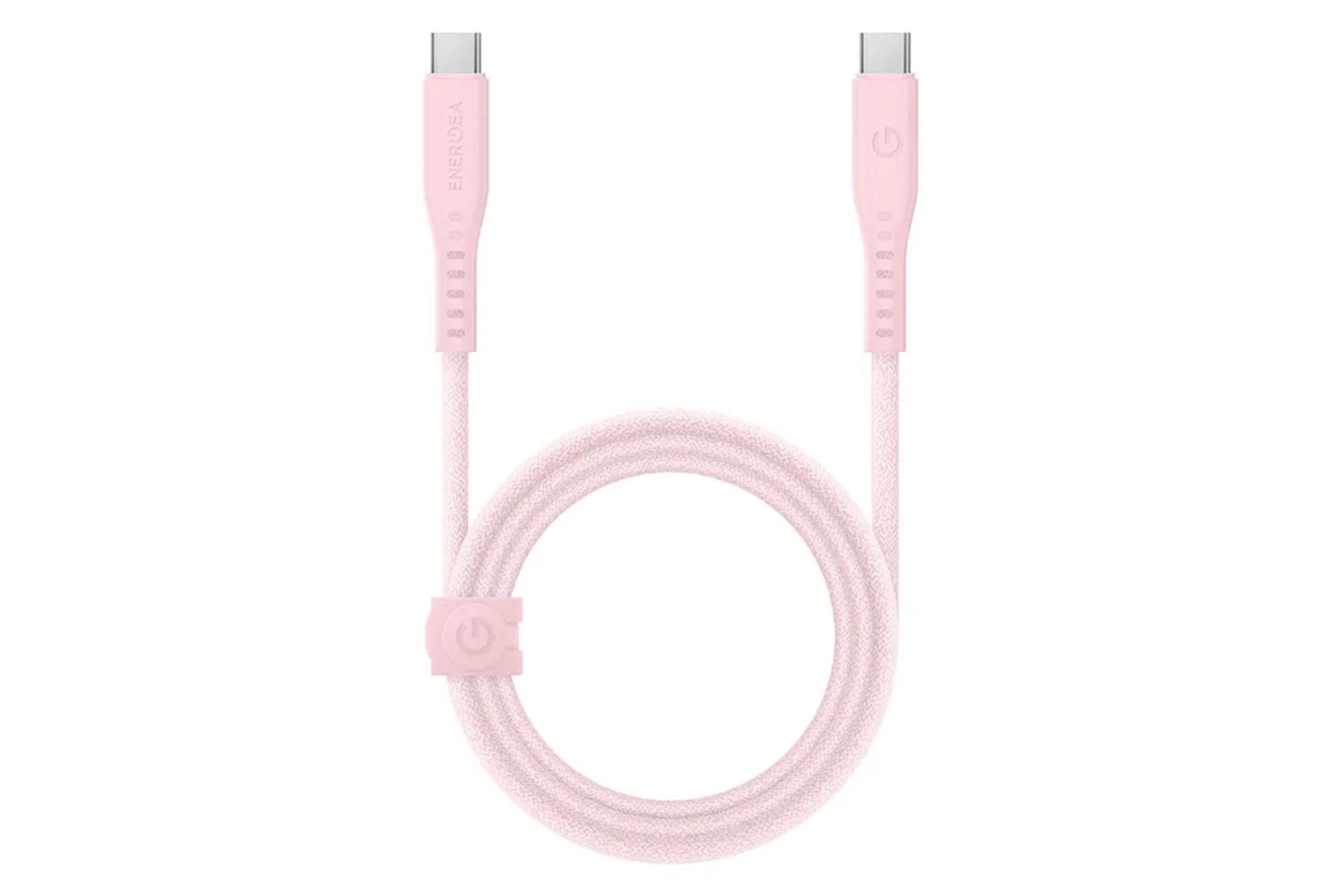 کابل شارژ USB انرجیا Type-C به Type-C مدل Flow با طول 1.5 متر رنگ صورتی