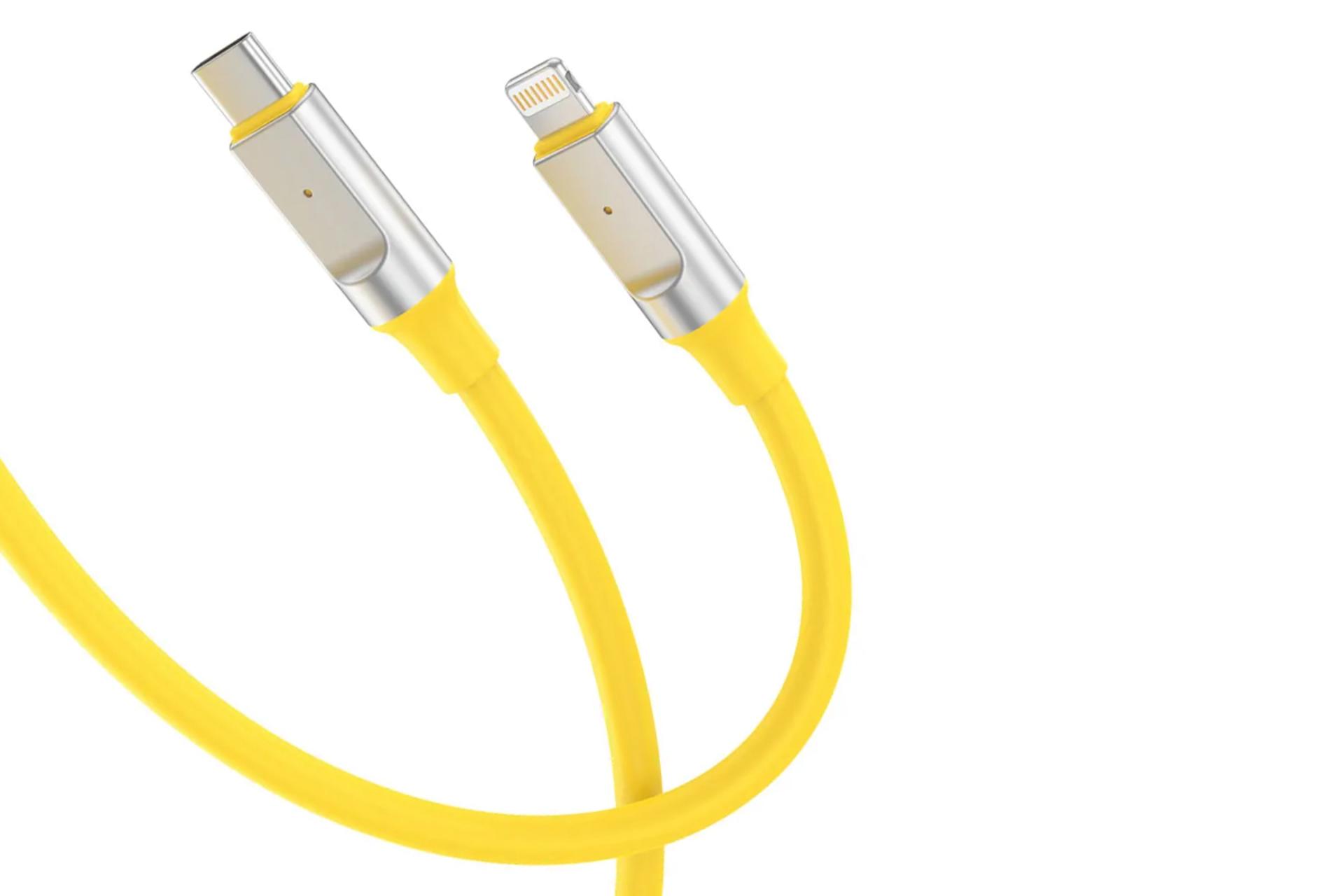 کابل شارژ USB ایکس او Type-C به Lightning مدل NB-Q252A با طول 1 متر