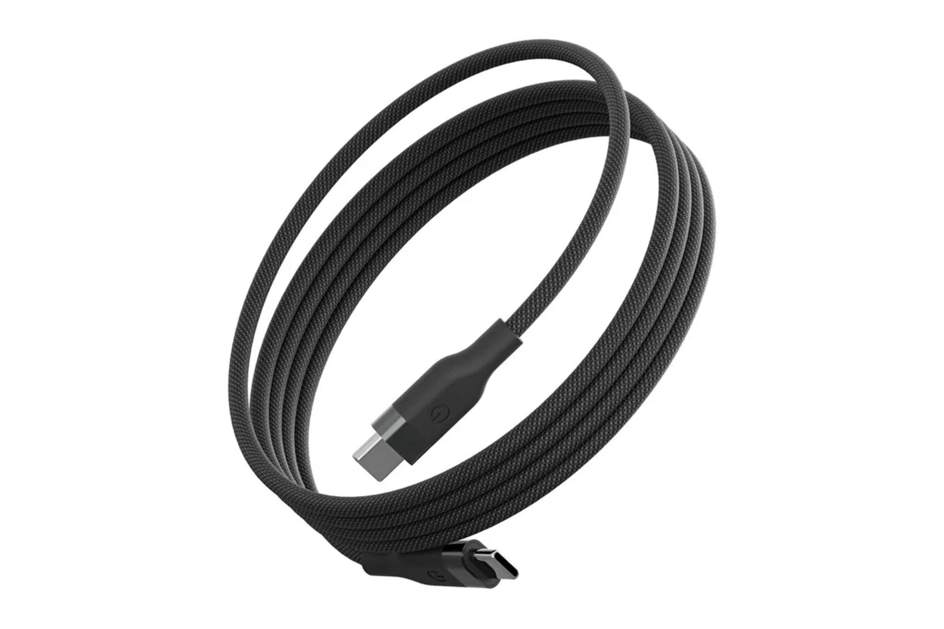 کابل شارژ USB انرجیا Type-C به Type-C مدل Helix با طول 1.5 متر رنگ مشکی 