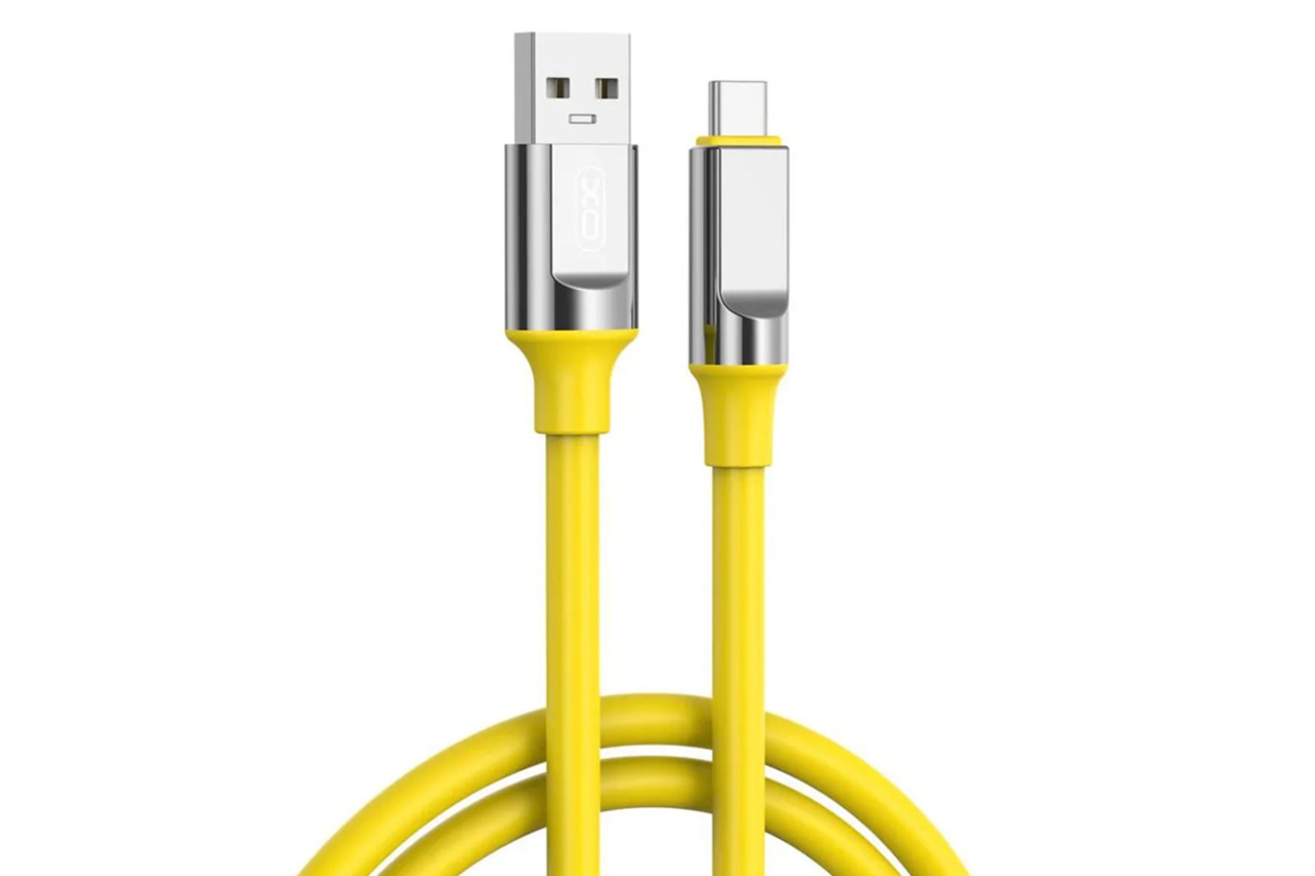 کابل شارژ USB ایکس او Type-A به Type-C مدل NB251 با طول 1 متر رنگ زرد