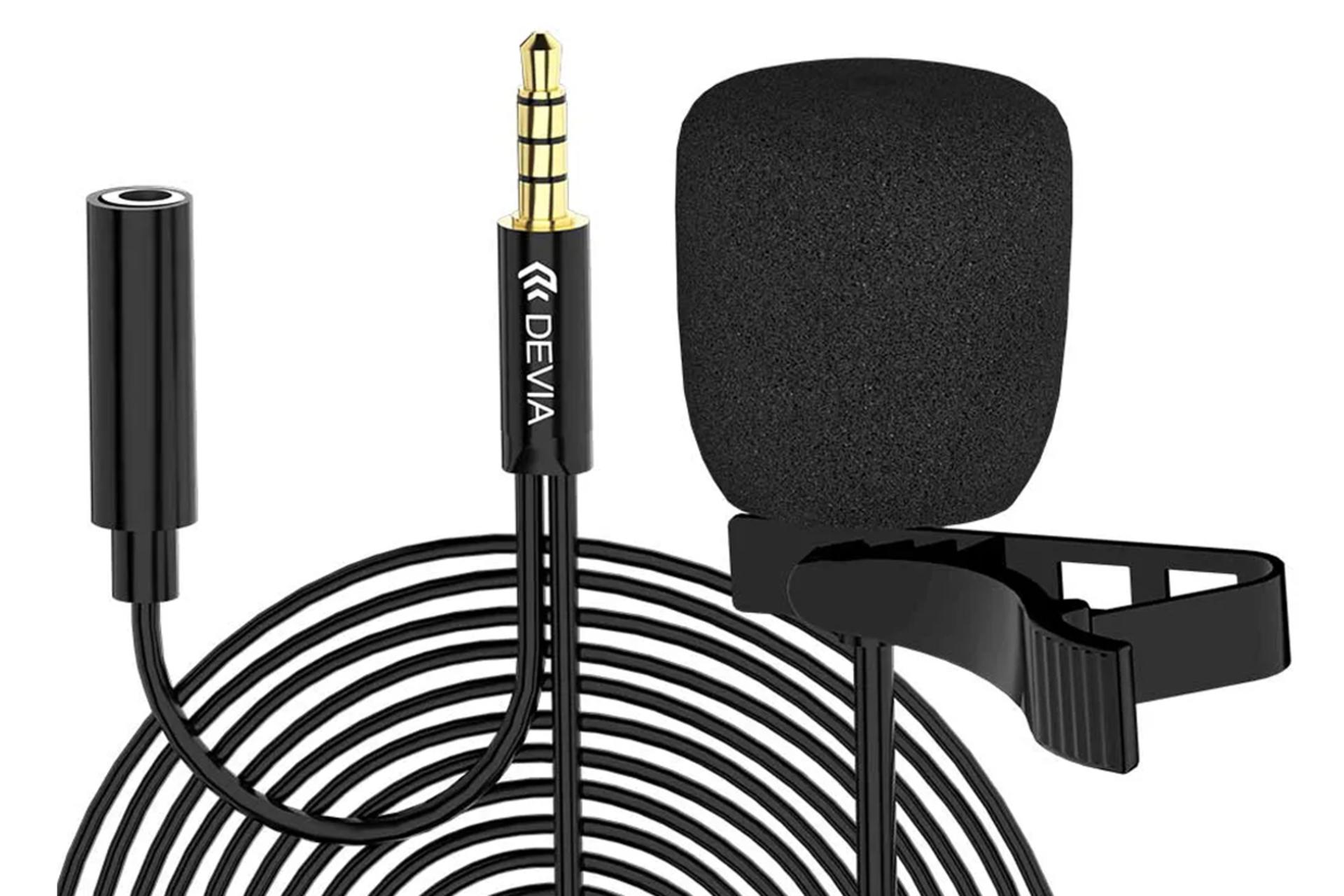 میکروفون دیویا Smart Series 3.5mm رنگ مشکی