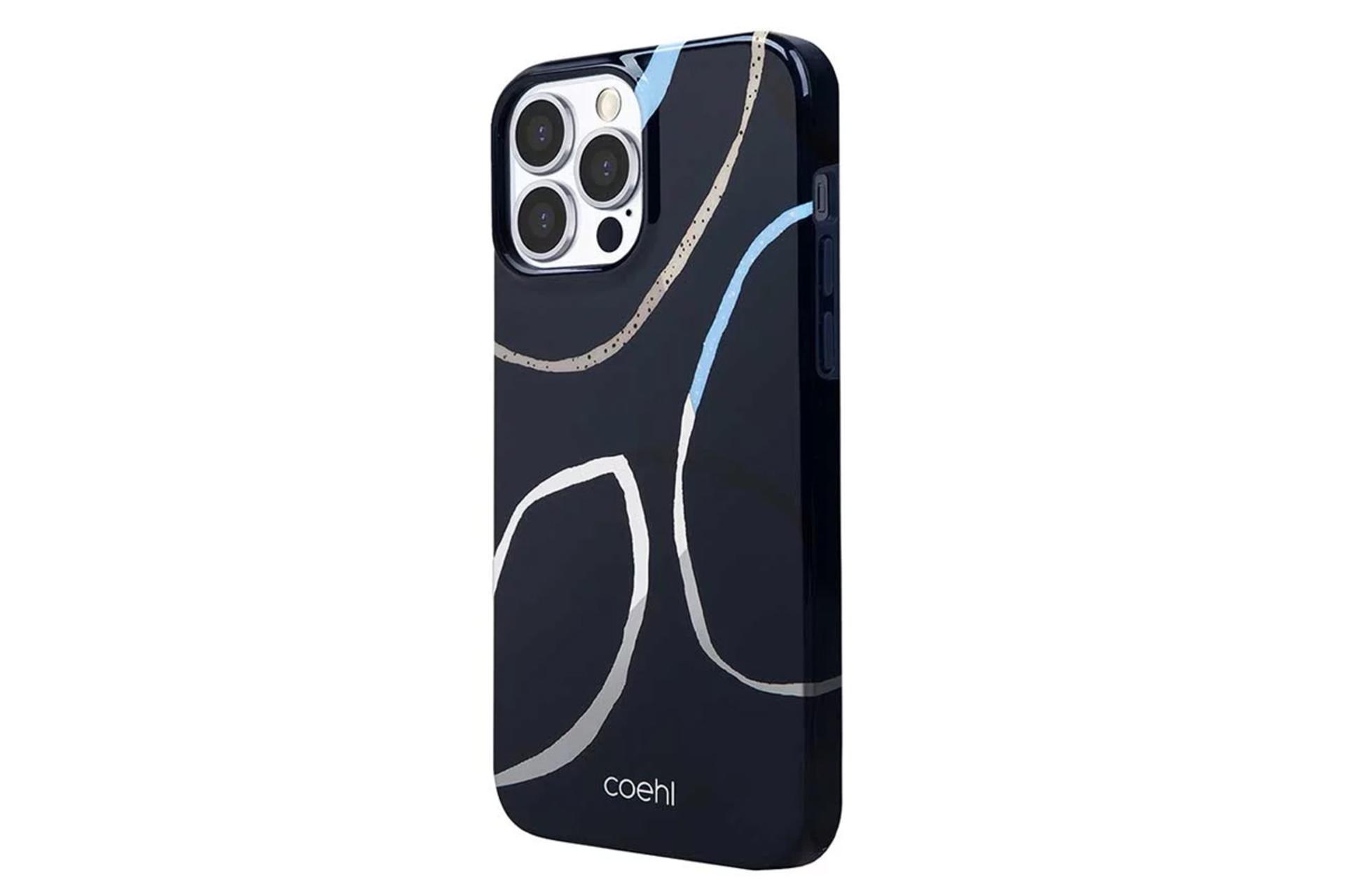 قاب گوشی یونیک مدل Coehl Valley مناسب اپل iPhone 13 Pro Max رنگ مشکی