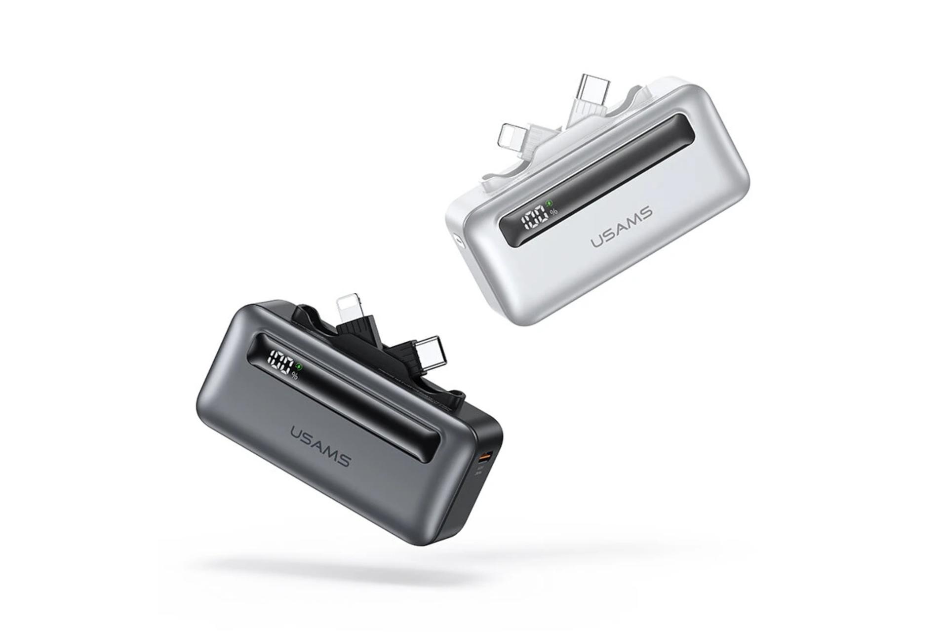 رنگ بندی پاور بانک یوسمز CD233 با ظرفیت 4500 میلی‌آمپر ساعت