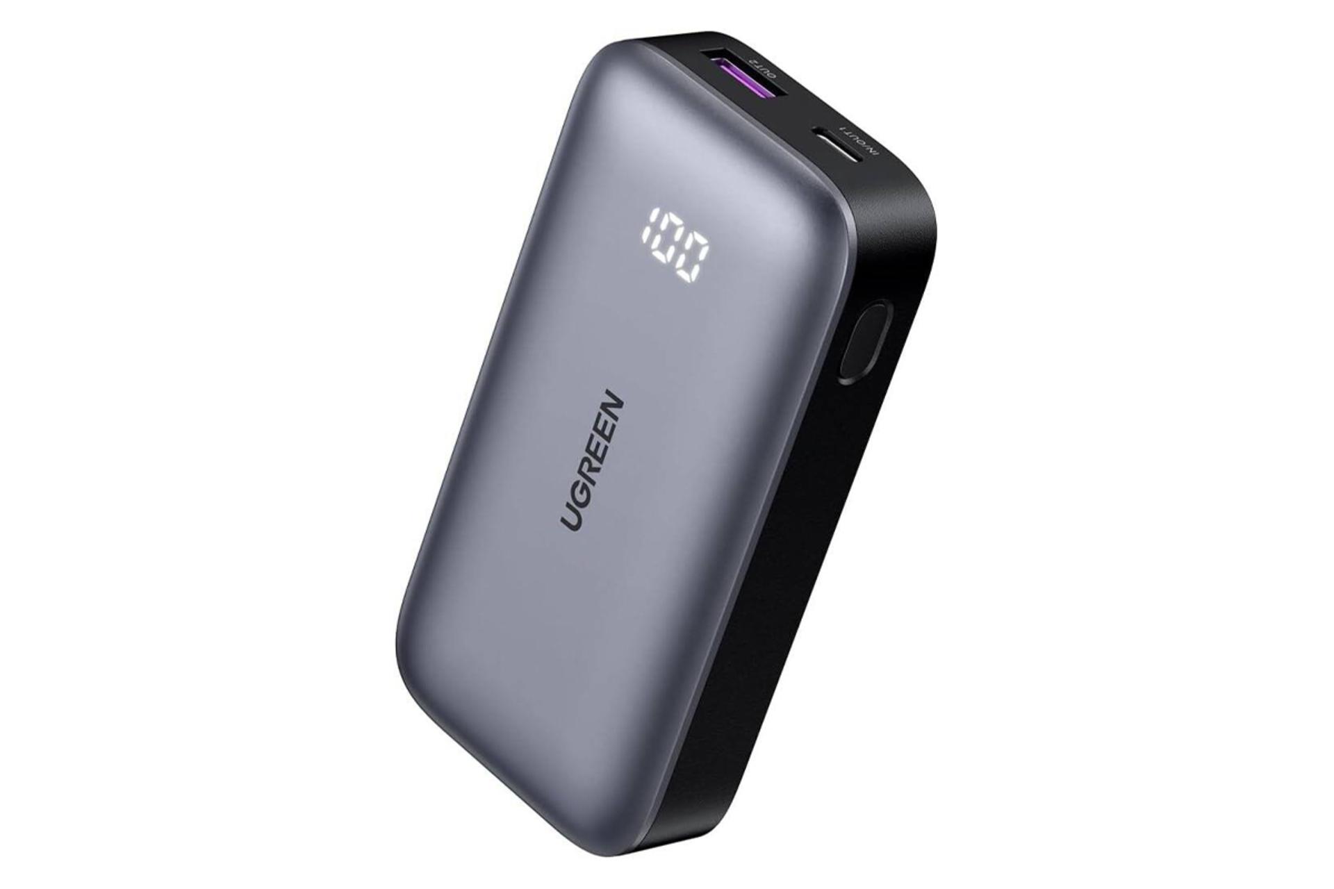 ابعاد و اندازه پاور بانک یوگرین Nexode PB502 25185 با ظرفیت 10000 میلی‌آمپر ساعت