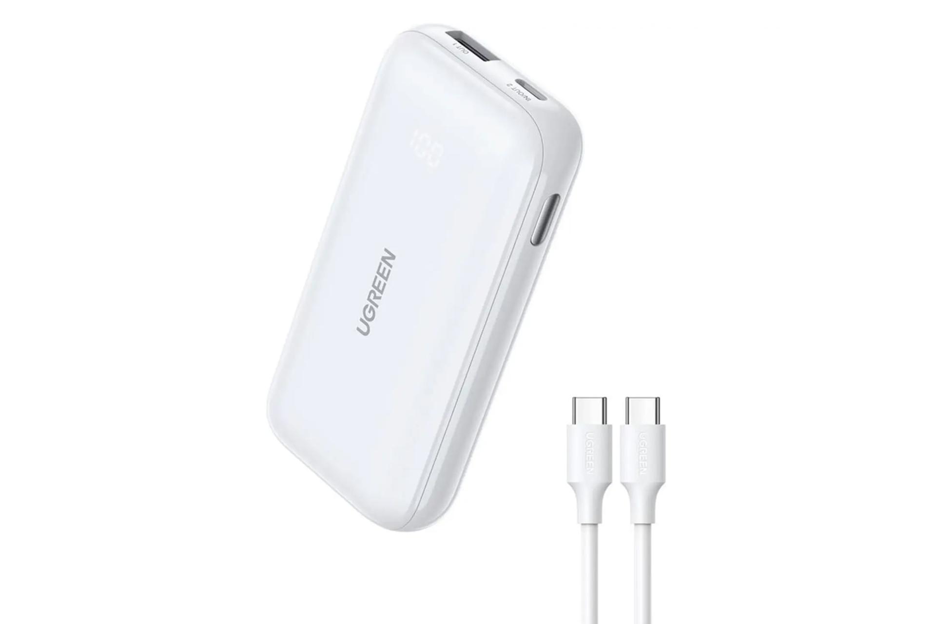 پاور بانک یوگرین Nexode PB501 25189 با ظرفیت 10000 میلی‌آمپر ساعت