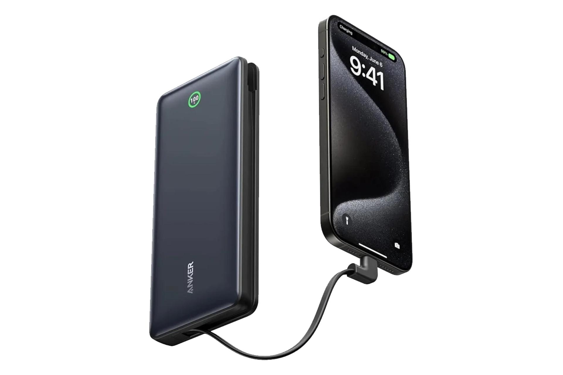 پاور بانک انکر Nano 20K 30W A1387 با ظرفیت 20000 میلی‌آمپر ساعت