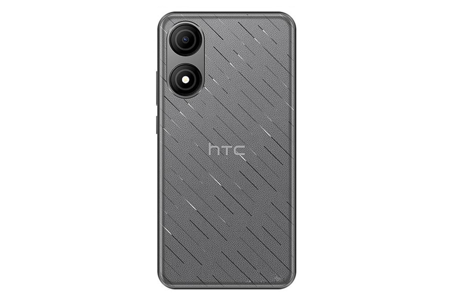 پنل پشت و چینش دوربین گوشی موبایل وایلدفایر E5 Life اچ تی سی خاکستری / HTC Wildfire E5 Life