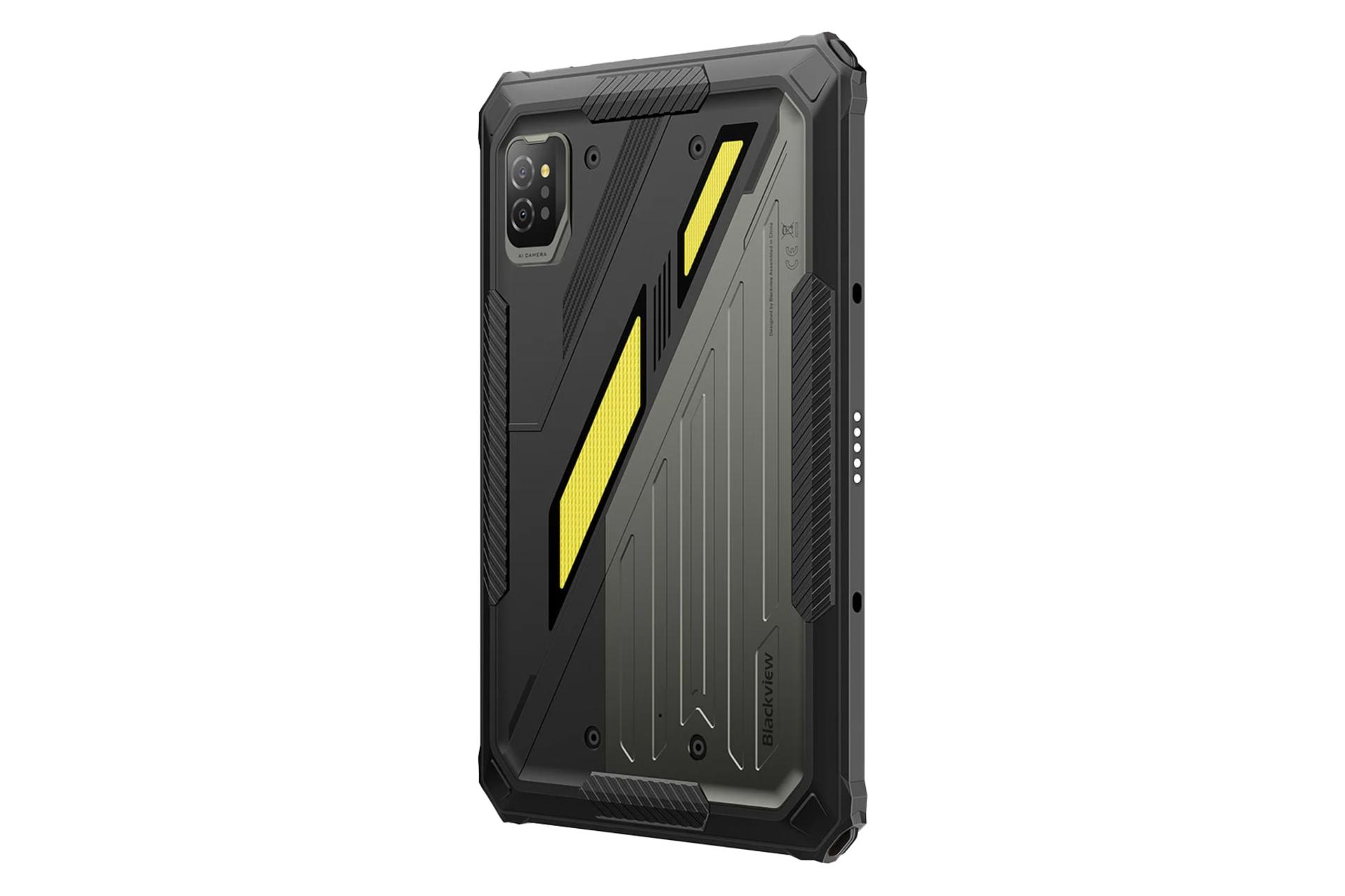 نمای نیمرخ پنل پشت کلی تبلت اکتیو 7 بلک ویو / Blackview Active 7 با نمایش لبه سمت چپ