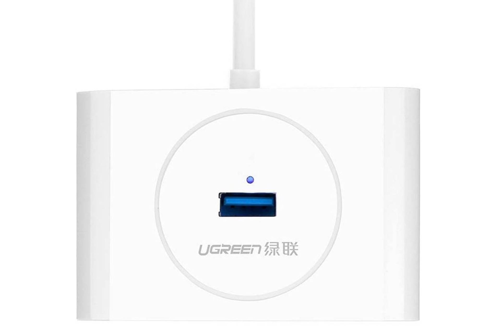 هاب USB هاب USB-A یوگرین 4 پورت مدل UG-20283 نمای بالا