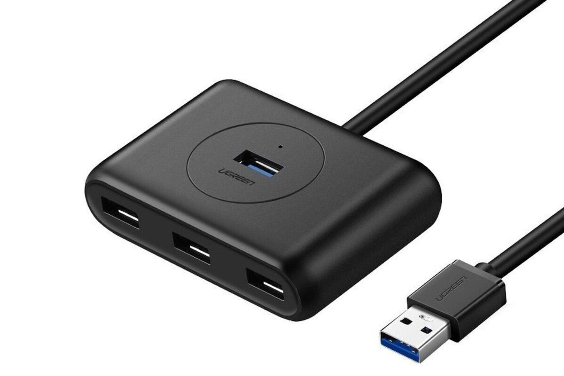 هاب USB هاب USB-A یوگرین 4 پورت مدل UG-20291 رنگ مشکی