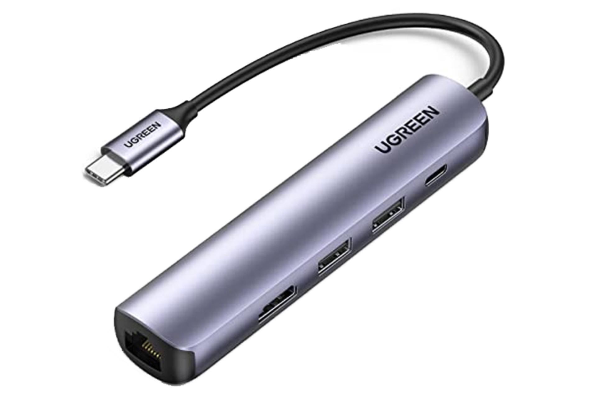 هاب USB هاب USB-C یوگرین 5 پورت مدل CM418