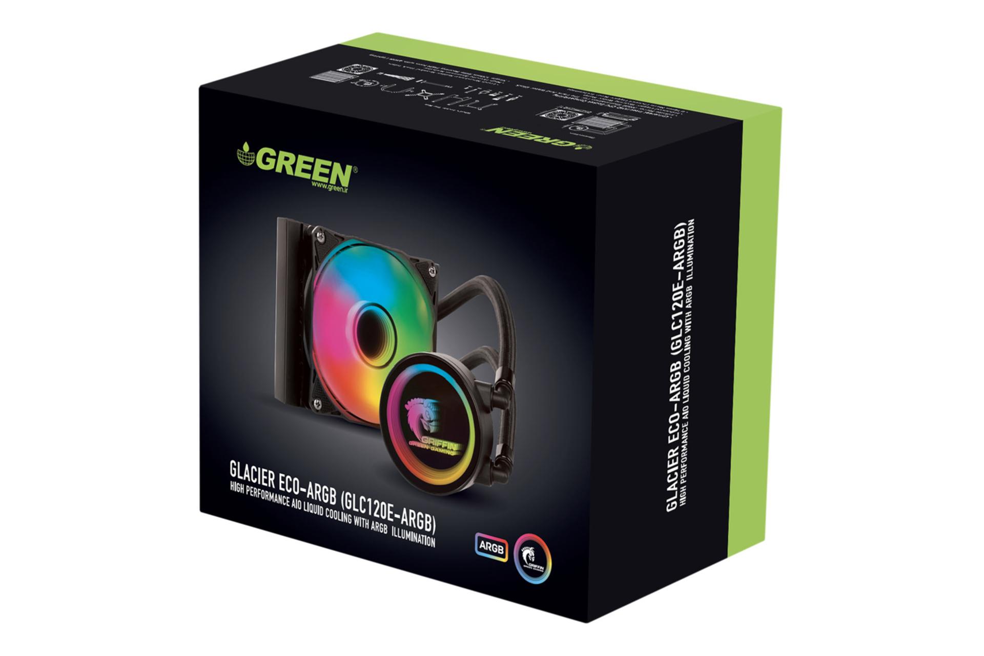 جعبه خنک کننده مایع گرین GLACIER 120 ECO-ARGB