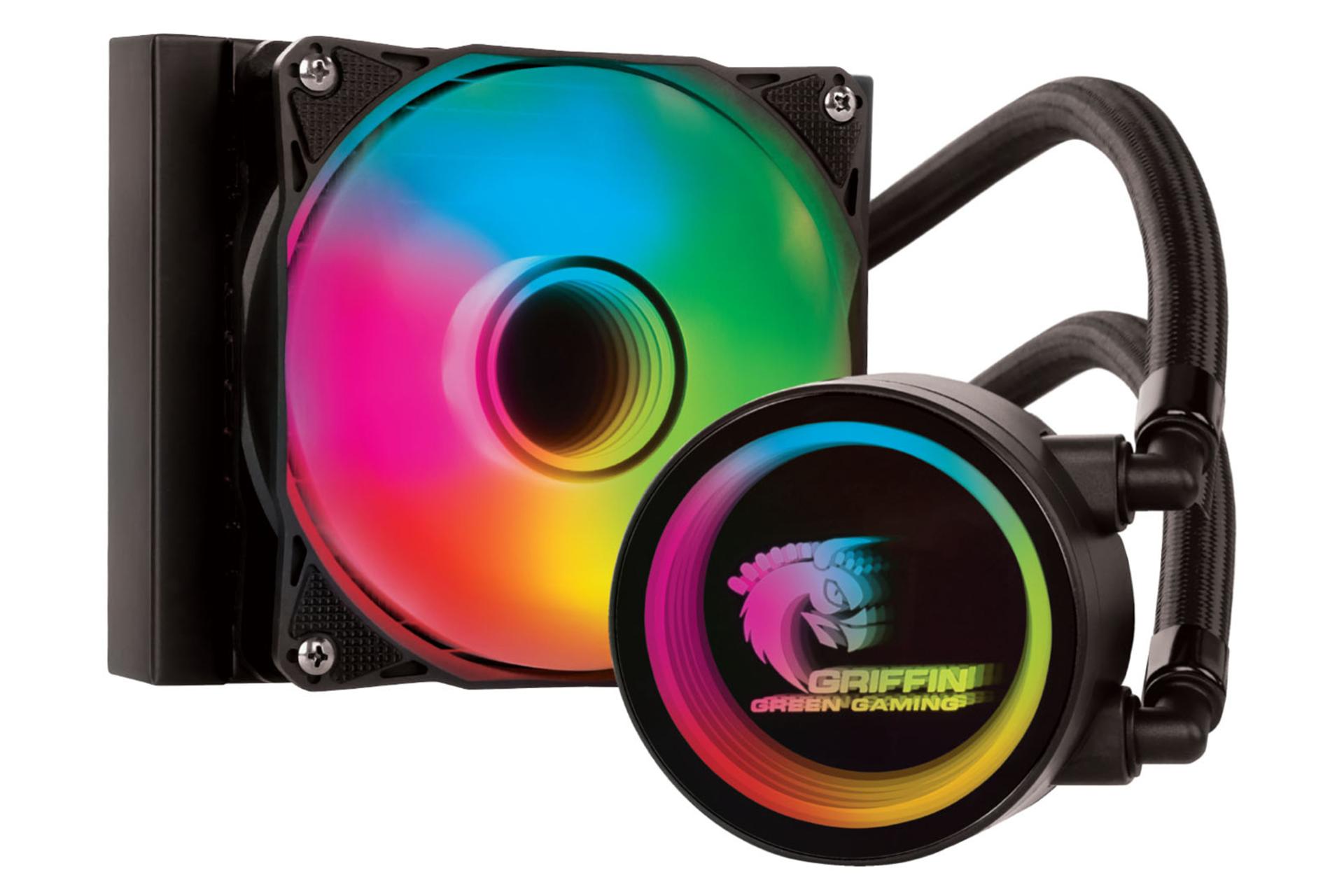 نورپردازی خنک کننده مایع گرین GLACIER 120 ECO-ARGB