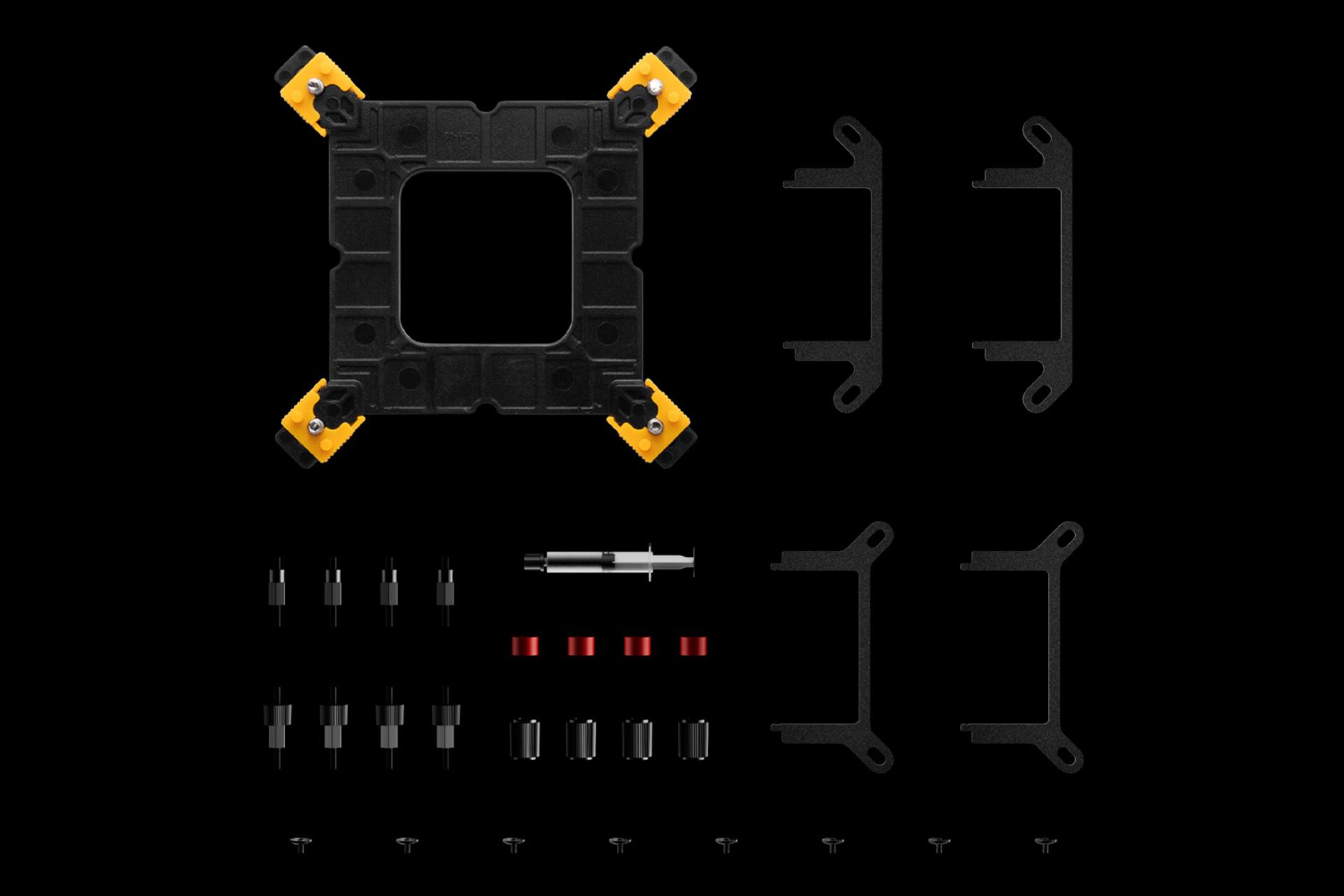 اقلام همراه خنک کننده مایع گیم دیاس AURA GL240 LCD