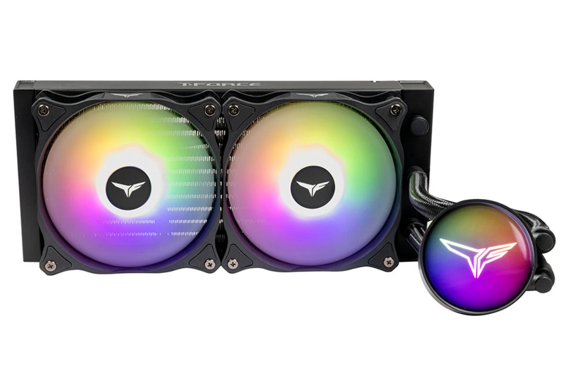 نورپردازی خنک کننده مایع تیم گروپ SIREN GD240 All-in-One ARGB