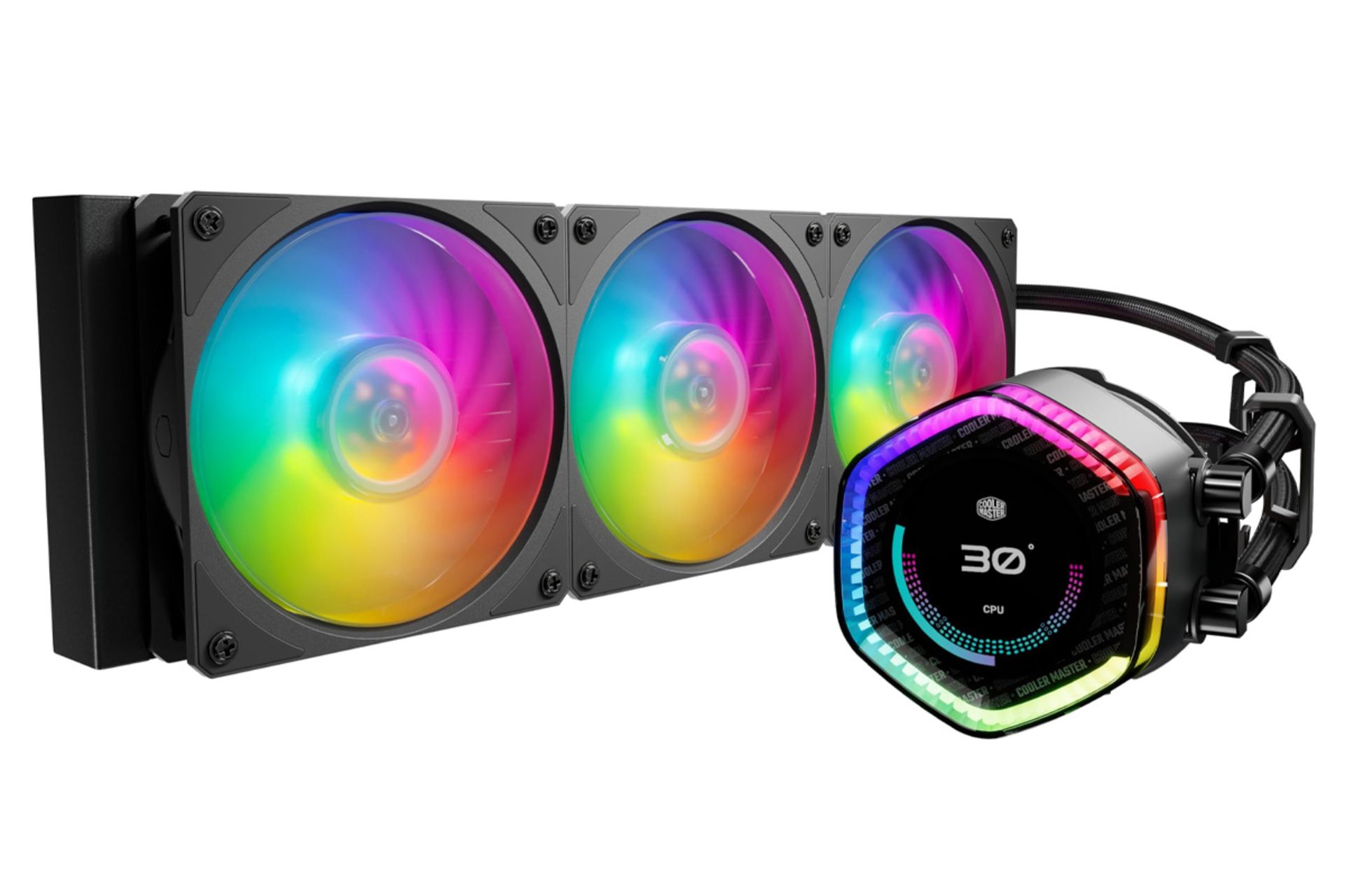 خنک کننده مایع کولر مستر MASTERLIQUID 360 ION رنگ مشکی