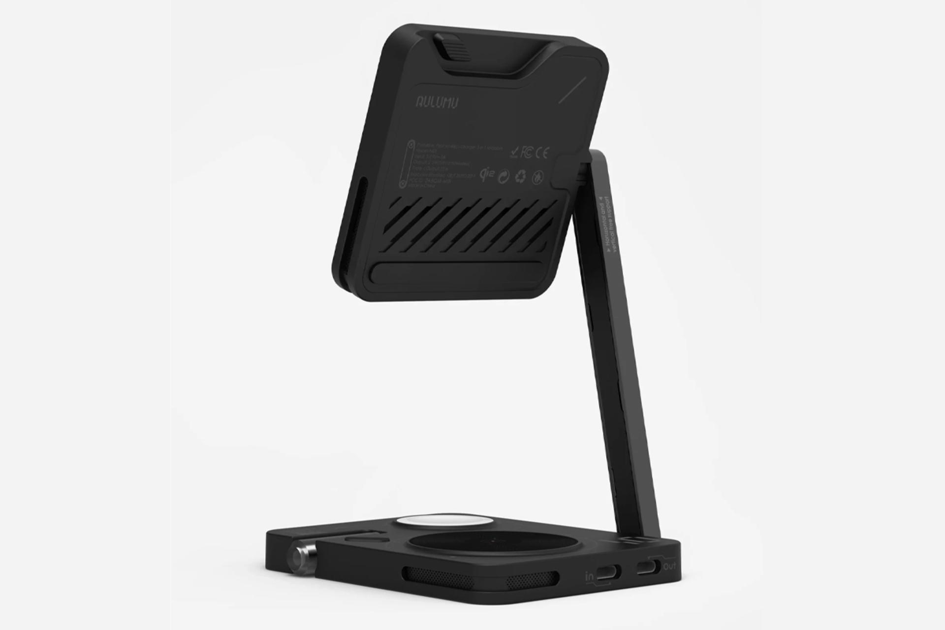 نمای پشت شارژر آلومو M01