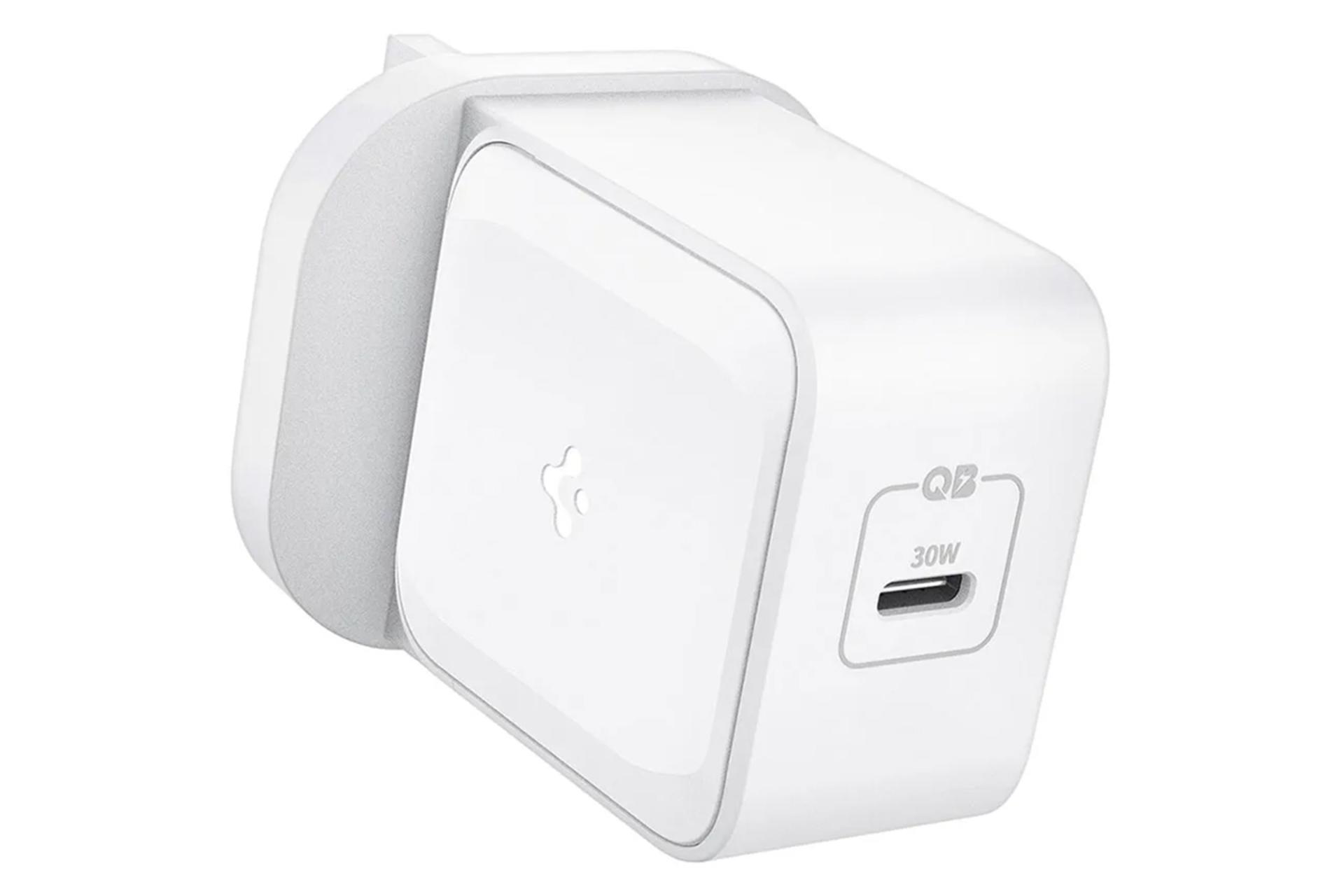 نمای پشت شارژر اسپیگن ArcStation Pro GaN 30W