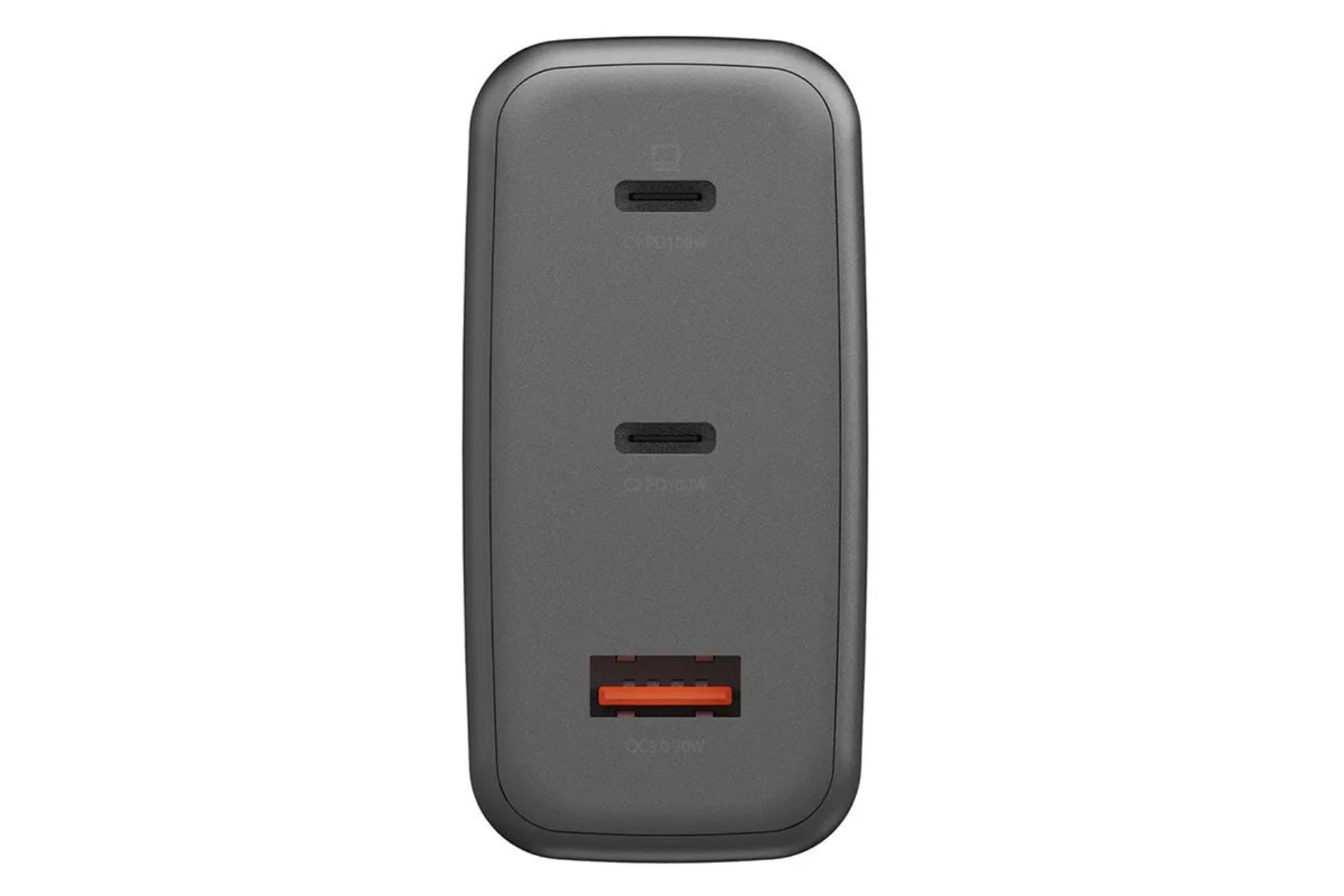 نمای پشت شارژر انرجیا AmpCharge GaN100