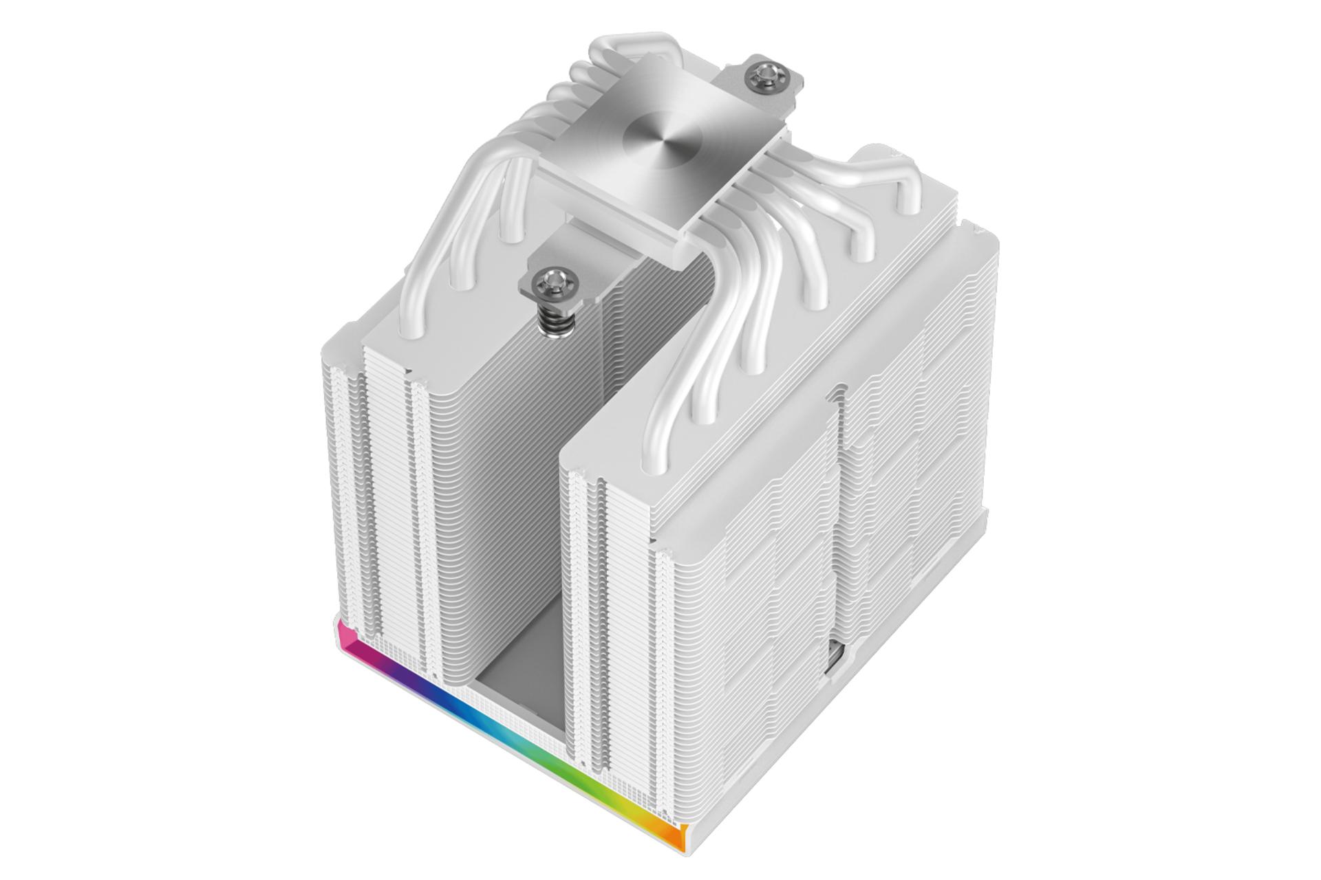 نمای پایین خنک کننده پردازنده دیپ کول AK620 DIGITAL PRO WH