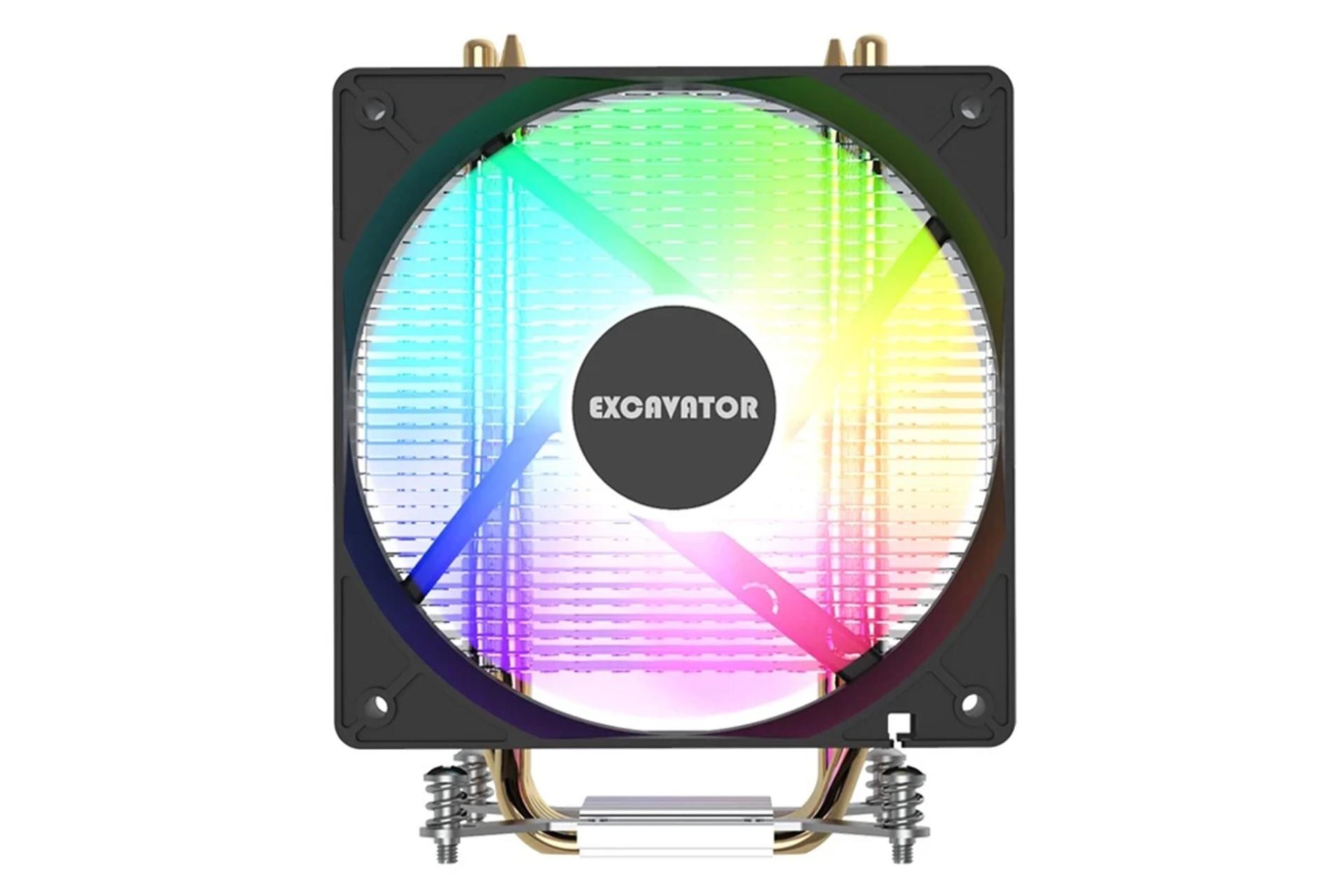 خنک کننده پردازنده اکسکویتور EX-120 نمای روبرو