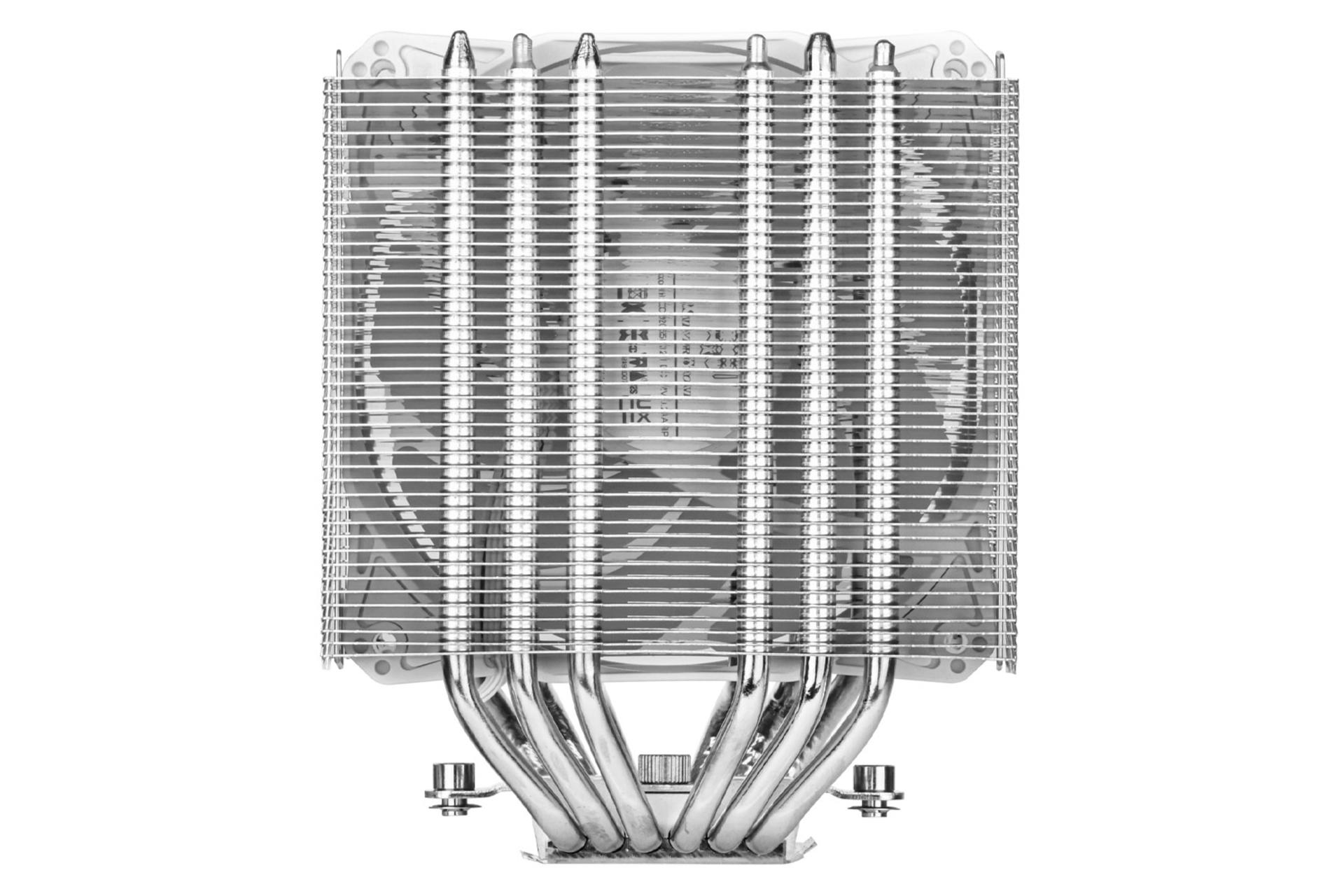 نمای پشت خنک کننده پردازنده سیلور استون Hydrogon D120 ARGB V2
