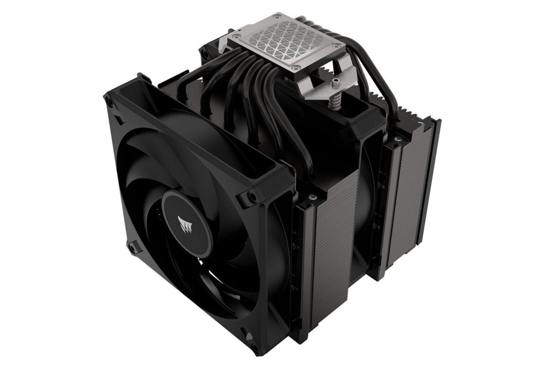 نمای پایین خنک کننده پردازنده کورسیر A115 Twin Tower