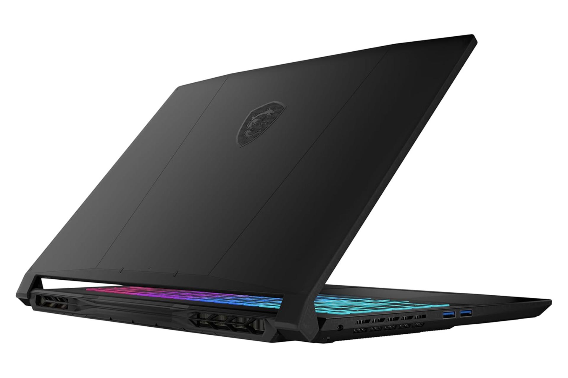 لپ تاپ ام اس آی MSI Katana 15 HX B14W نمای پشت و جانبی