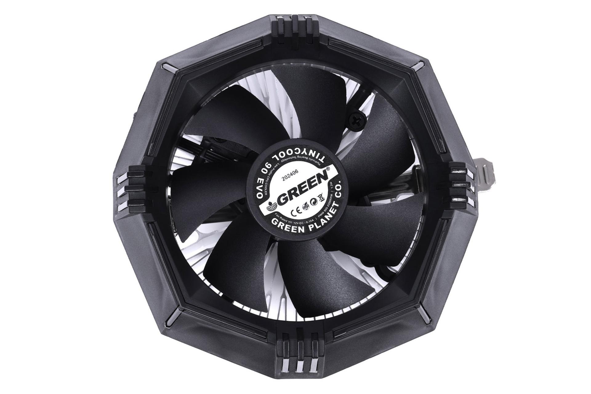 خنک کننده پردازنده گرین TINYCOOL 90 EVO نمای بالا