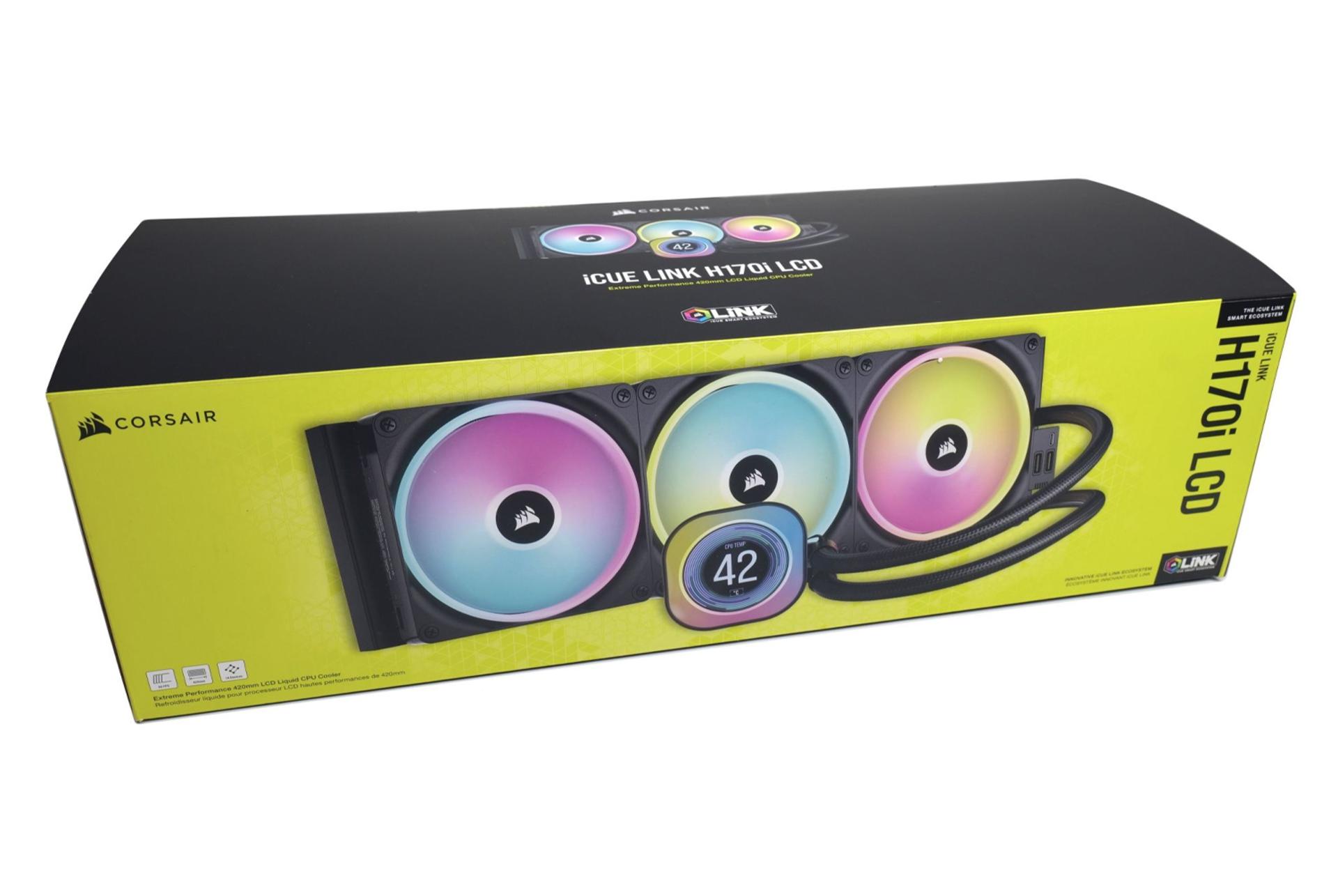 جعبه خنک کننده مایع کورسیر iCUE LINK H170i LCD