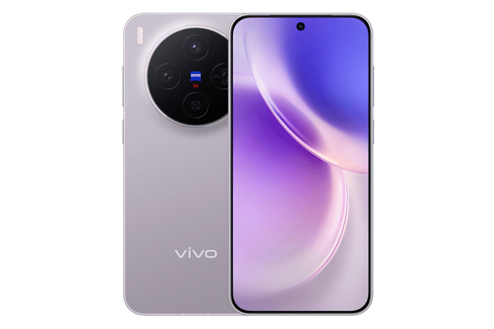 پنل جلو و پشت گوشی موبایل ویوو vivo X300 ارغوانی