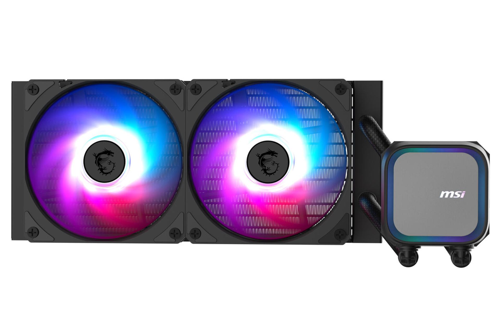 خنک کننده مایع ام اس آی MAG CORELIQUID A13 240 نمای روبرو