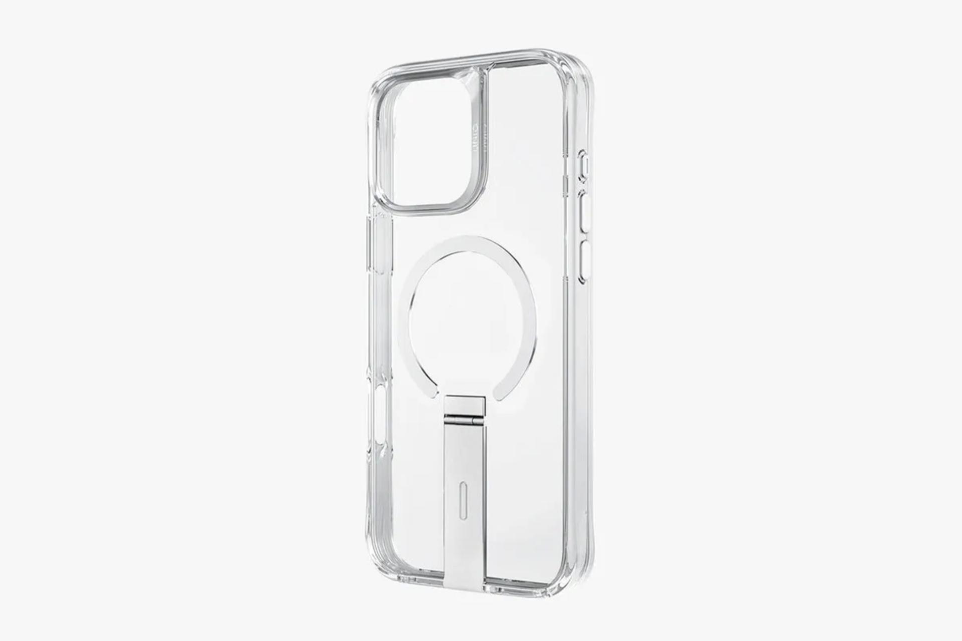 شفافیت قاب گوشی یونیک مدل Eleva مناسب اپل iPhone 16 Pro Max