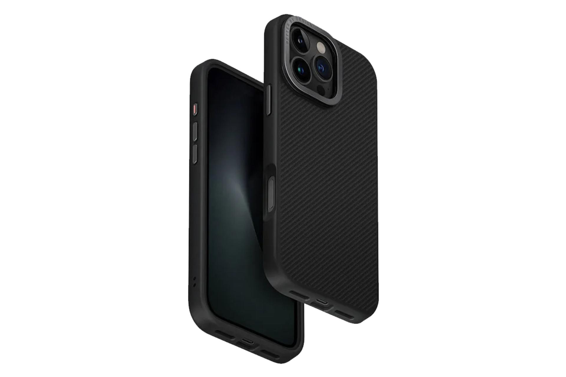 قاب گوشی یونیک مدل Keva Max مناسب اپل iPhone 16 Pro Max رنگ مشکی