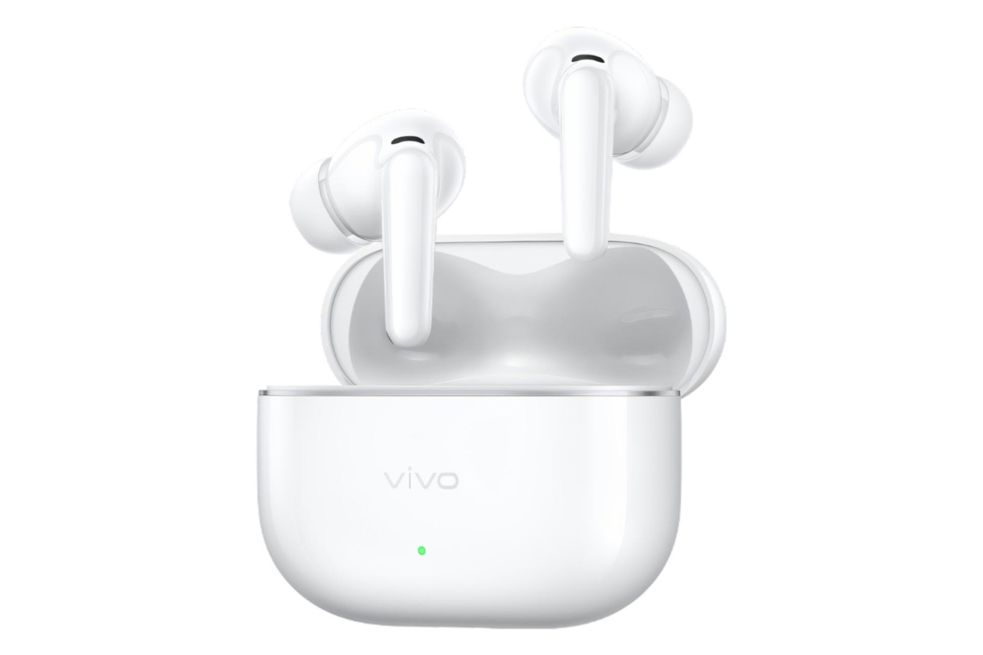 نمای جانبی ایرباد بی سیم ویوو vivo TWS 5 Hi-Fi سفید