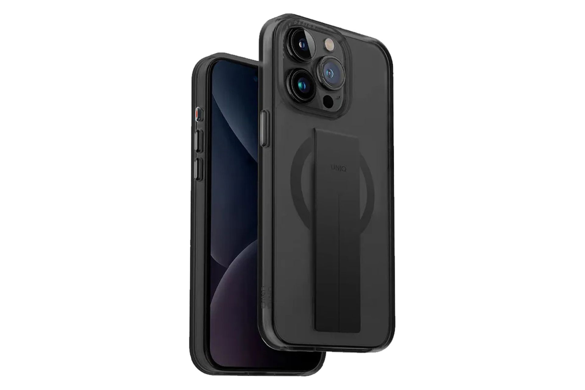 نمای پشت قاب گوشی یونیک مدل Heldro Mag MagClick مناسب اپل iPhone 15 Pro