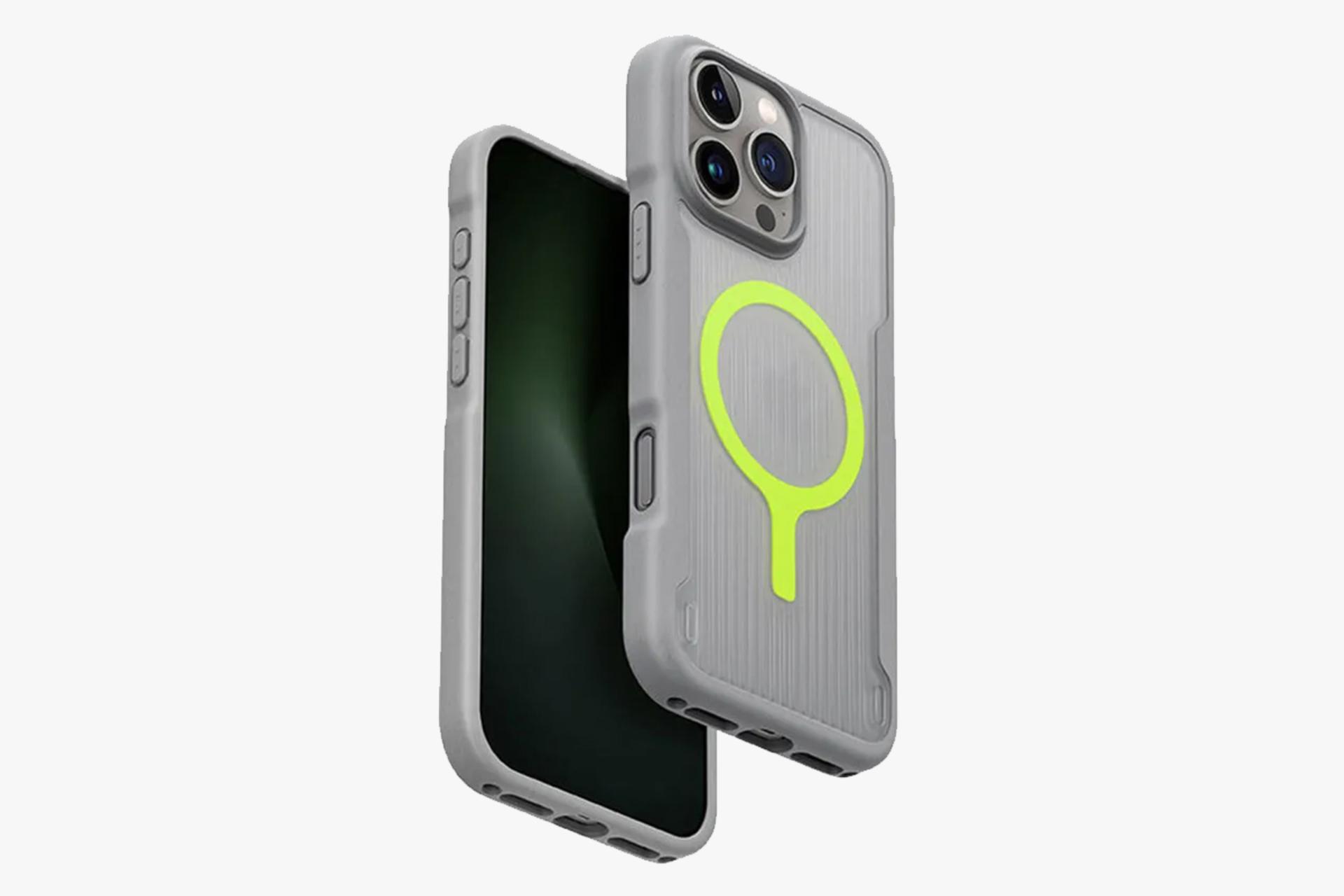 قاب گوشی یونیک مدل Combat Active مناسب اپل iPhone 16 Pro Max رنگ خاکستری