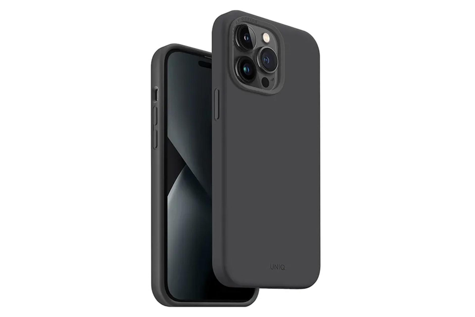 قاب گوشی یونیک مدل Lino Hue MagClick مناسب اپل iPhone 14 Pro Max رنگ مشکی