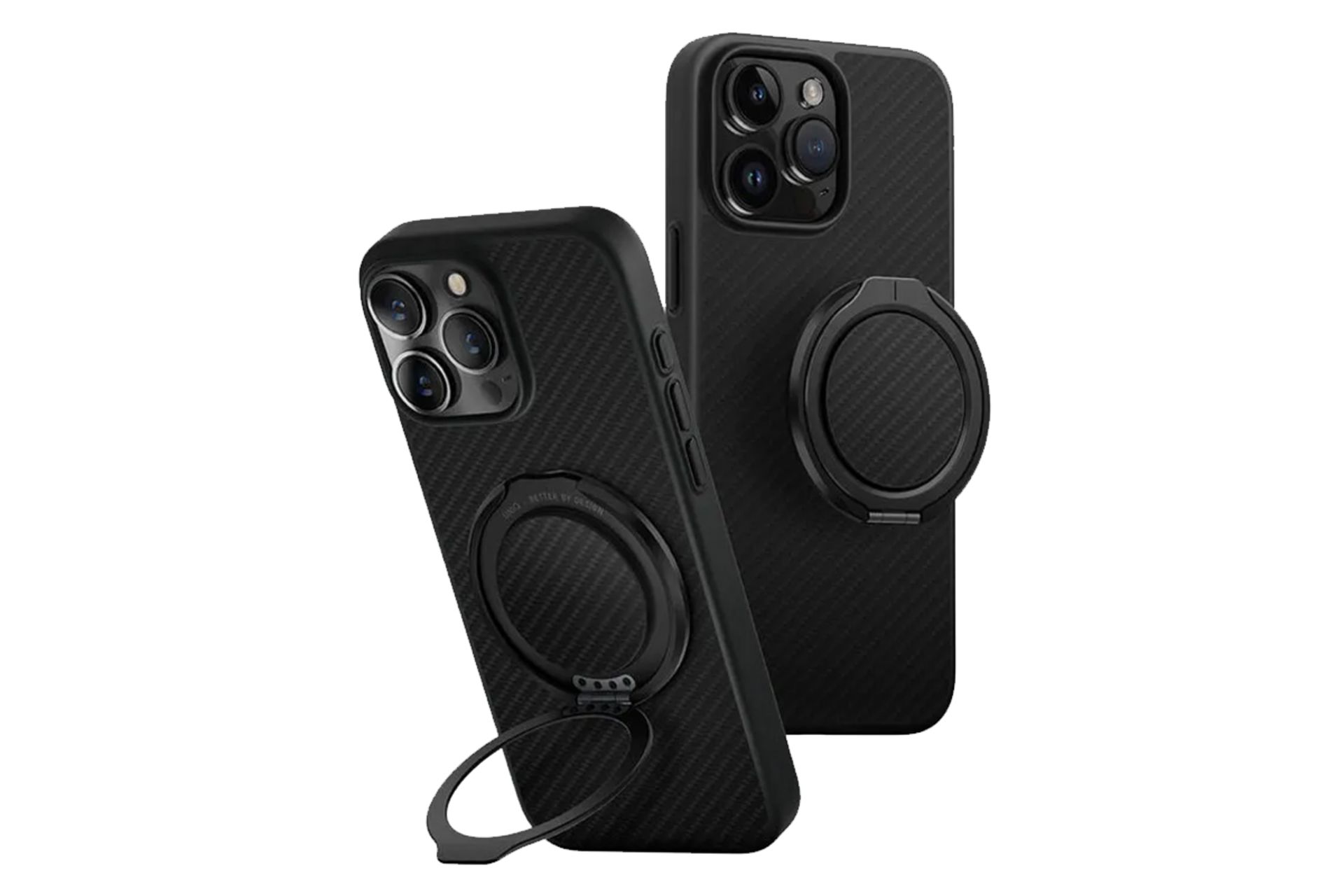 نمای پشت قاب گوشی یونیک مدل Keva Air GripFit Premium Bundle مناسب اپل iPhone 16 Pro Max