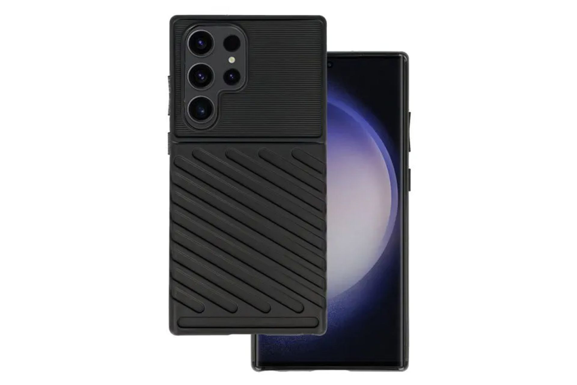 قاب گوشی جیتک مدل Thunder مناسب سامسونگ Galaxy S23 Ultraرنگ مشکی